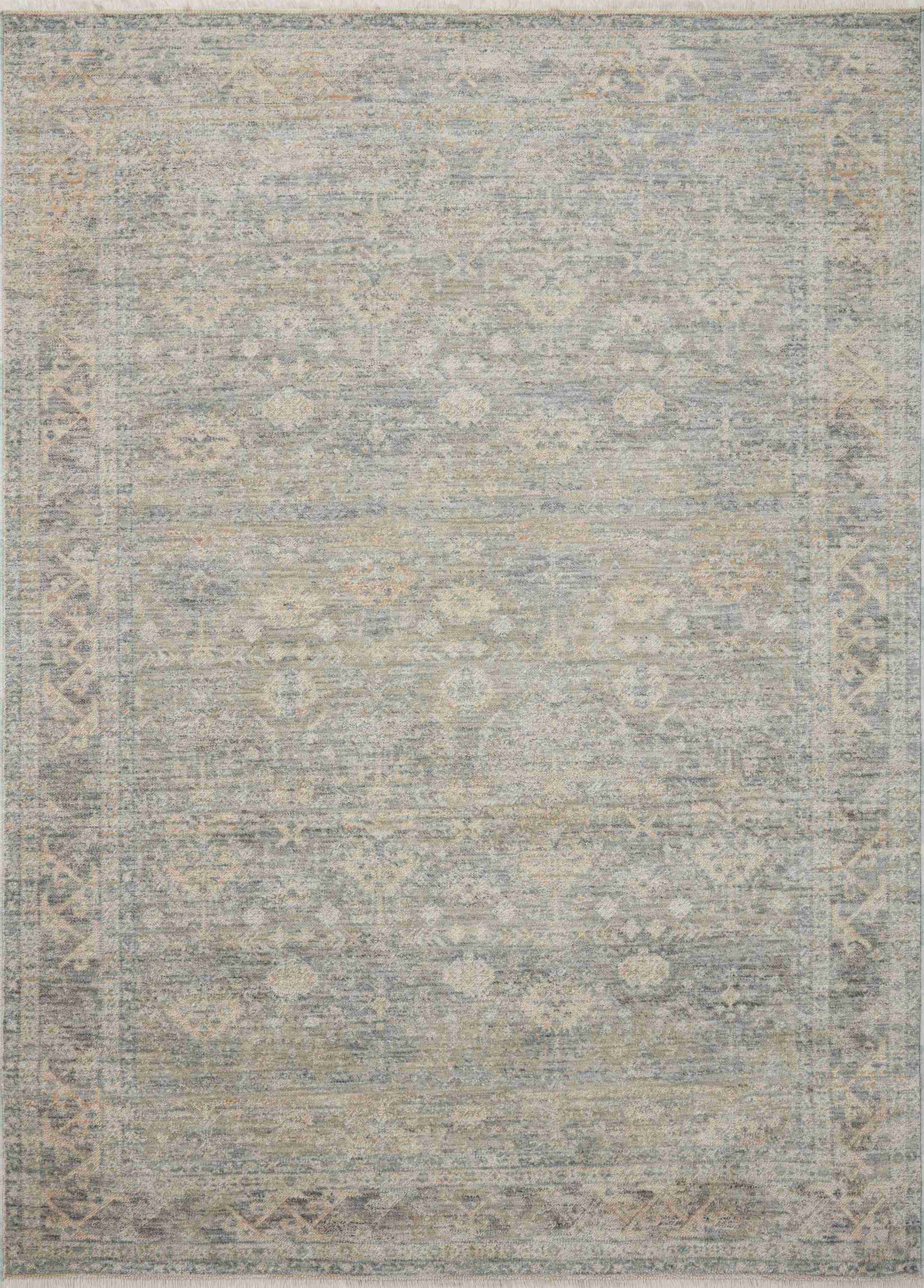 Angela Rose x Loloi | Blake Collection | Sky / Beige | BLA-01 - Image 1