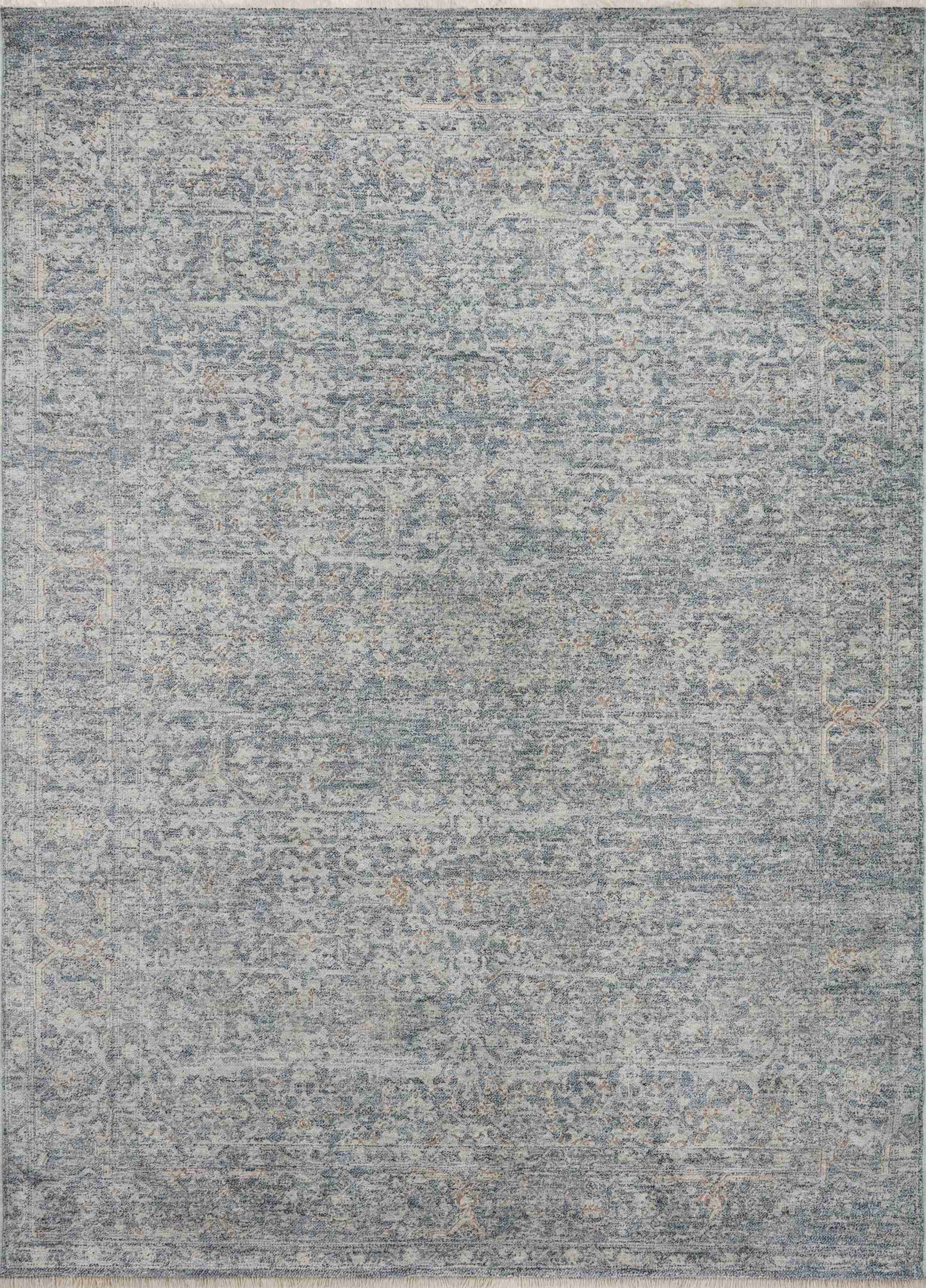 Angela Rose x Loloi | Blake Collection | Denim / Taupe | BLA-03 - Image 1