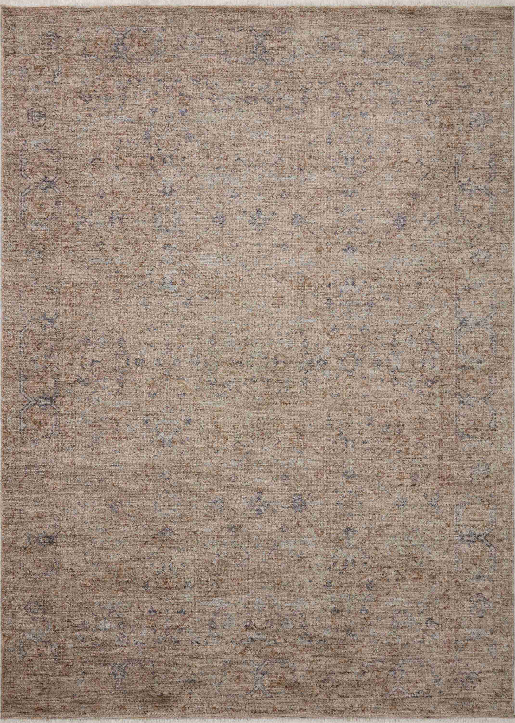 Angela Rose x Loloi | Blake Collection | Taupe / Blue | BLA-03 - Image 1