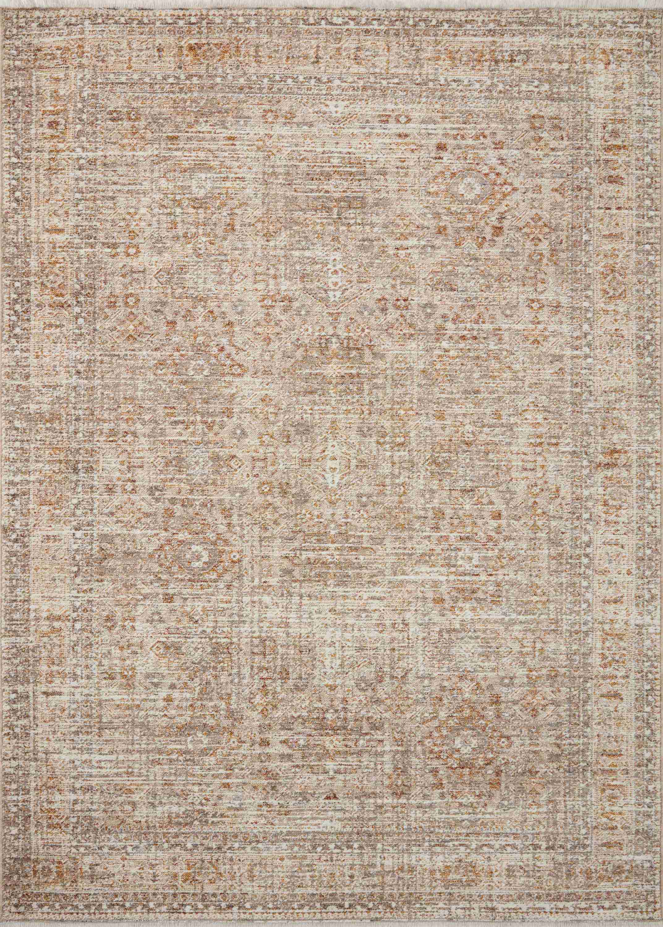 Angela Rose x Loloi | Blake Collection | Oatmeal / Spice | BLA-06 - Image 1