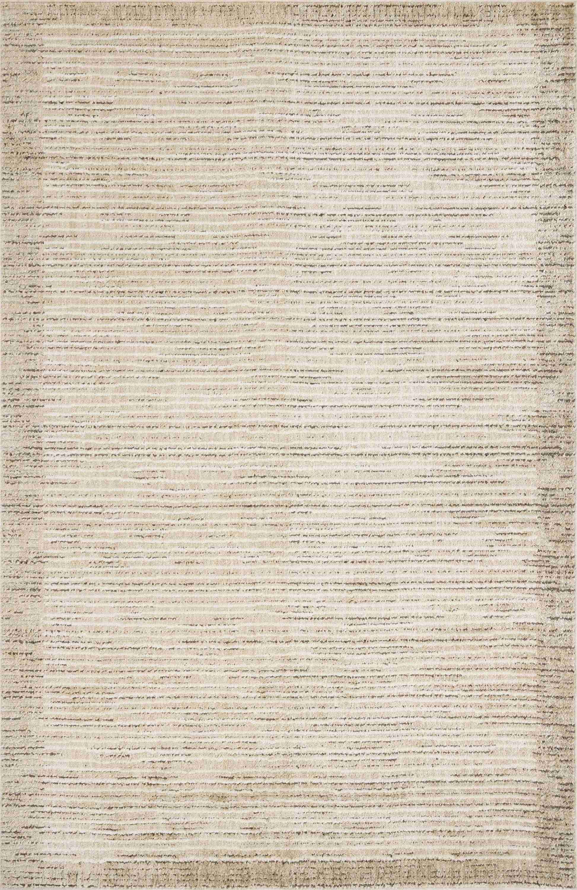 Jeremiah Brent x Loloi | Bleecker Collection | Sand / Charcoal | BLE-02 - Image 1