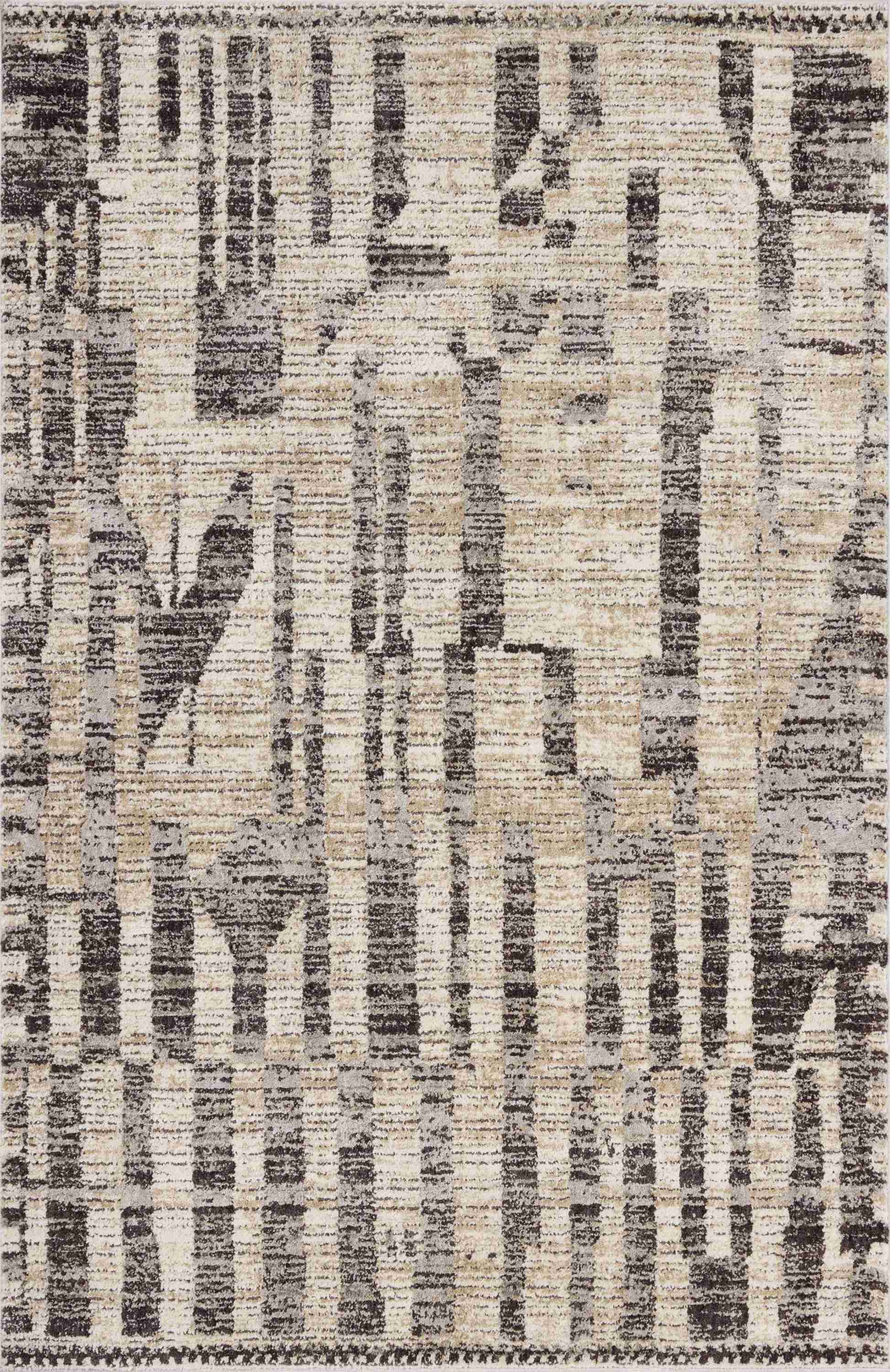 Jeremiah Brent x Loloi | Bleecker Collection | Beige / Stone | BLE-03 - Image 1