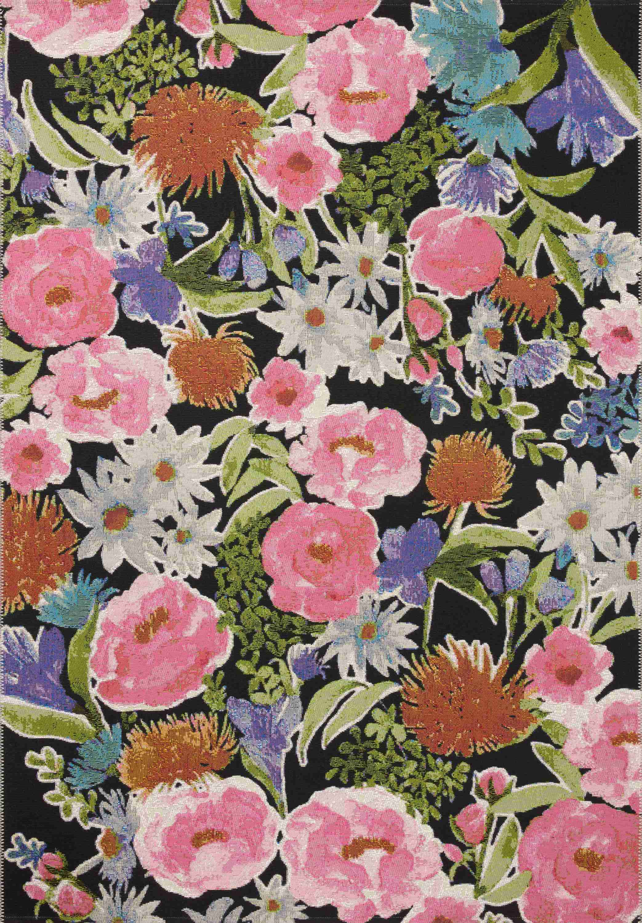 Loloi II | Botanical Collection | Black / Multi | BOT-01 - Image 1
