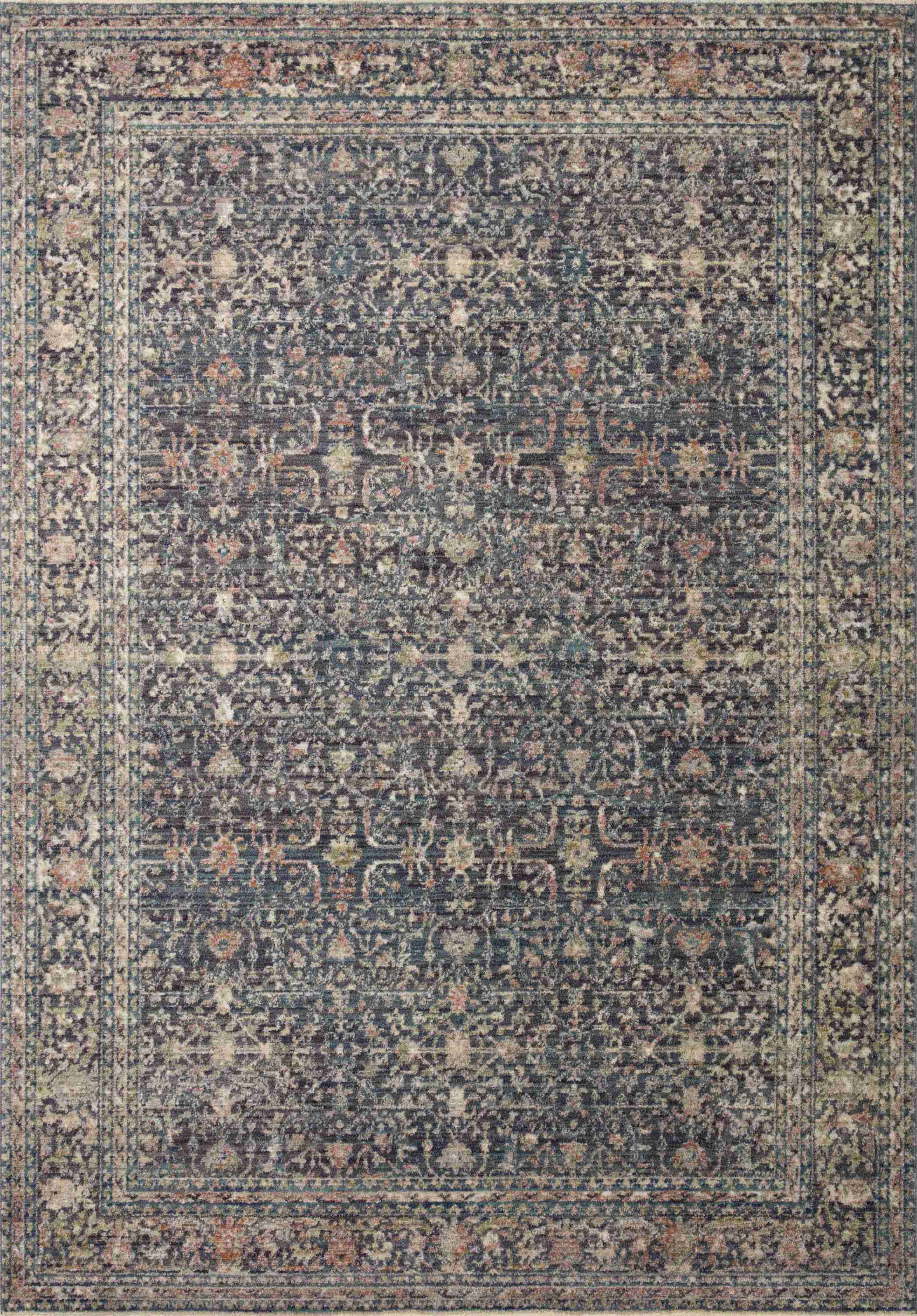 Jean Stoffer x Loloi | Bradbury Collection | Midnight / Multi | BRU-01 - Image 1