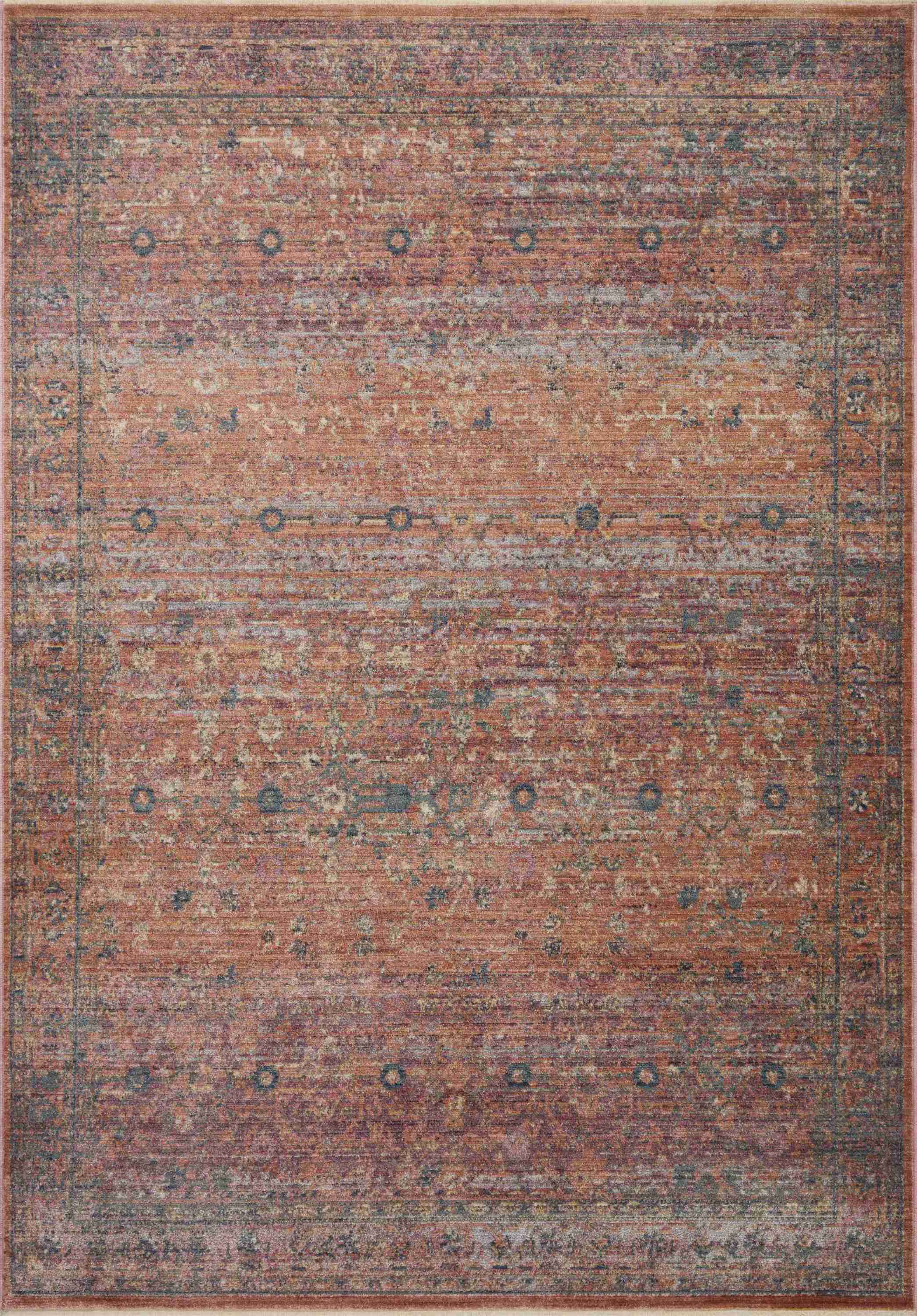 Jean Stoffer x Loloi | Bradbury Collection | Sunset / Multi | BRU-06 - Image 1
