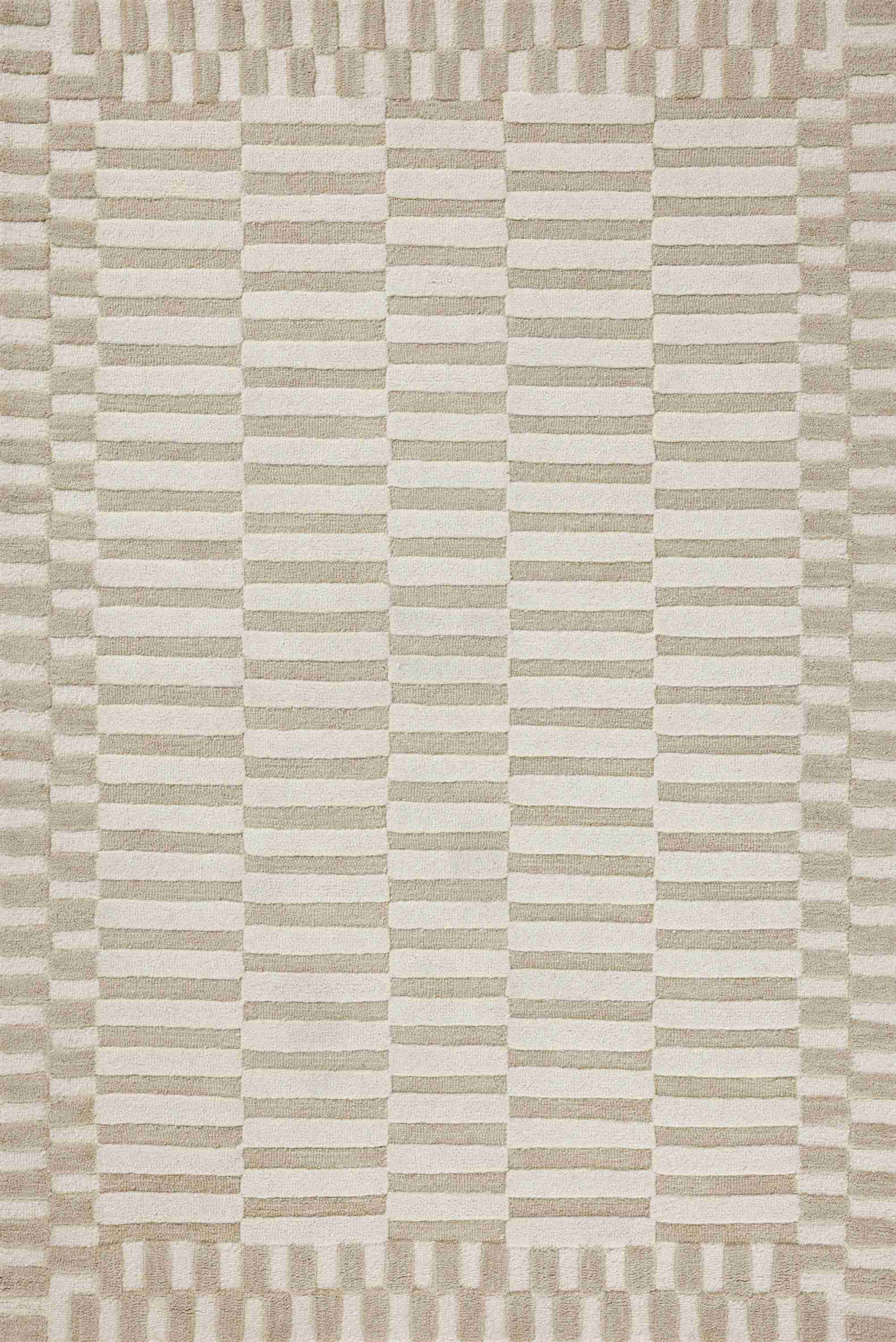 Chris Loves Julia x Loloi | Bradley Collection | Ivory / Beige | BRL-02 - Image 1
