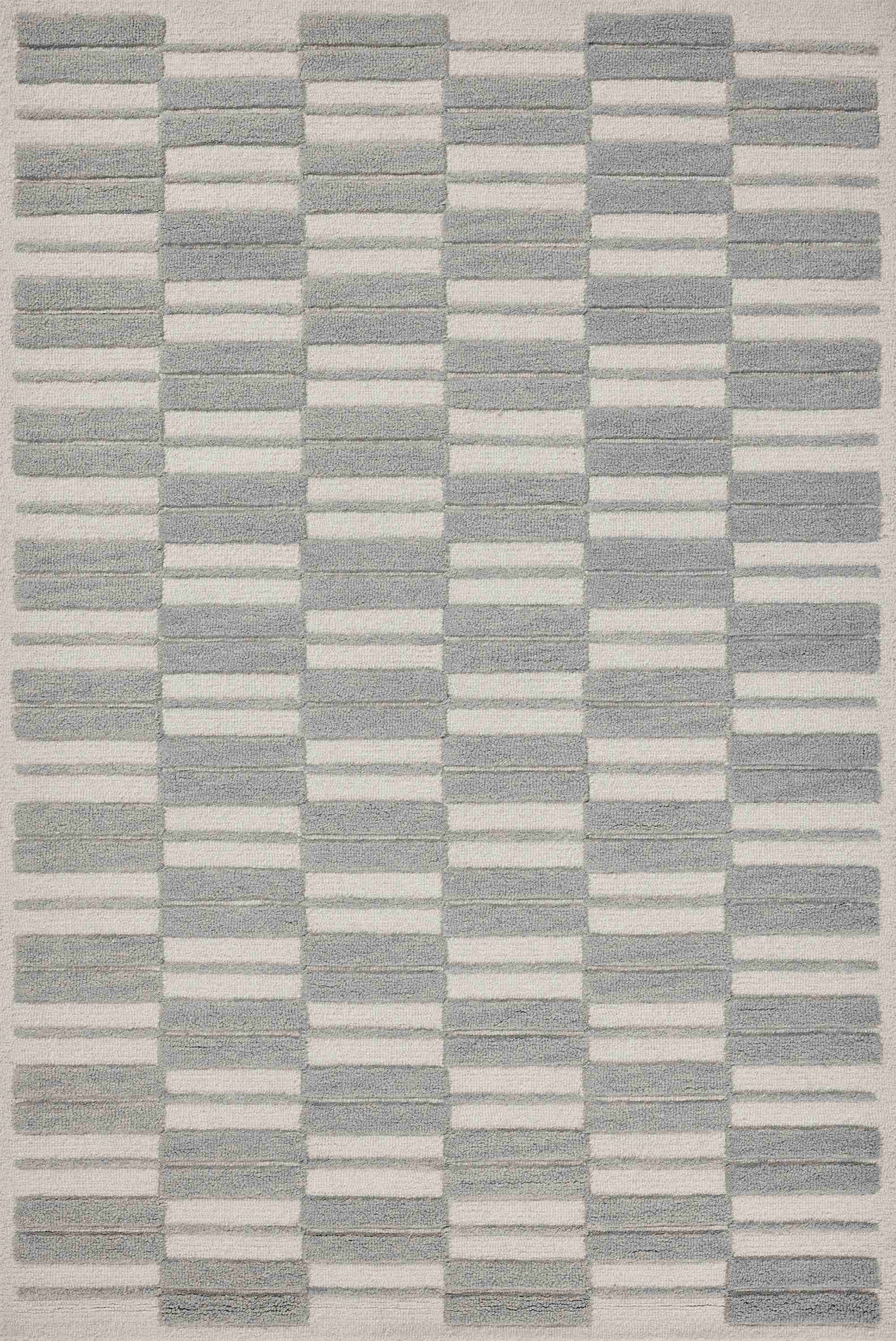 Chris Loves Julia x Loloi | Bradley Collection | Ivory / Grey | BRL-03 - Image 1