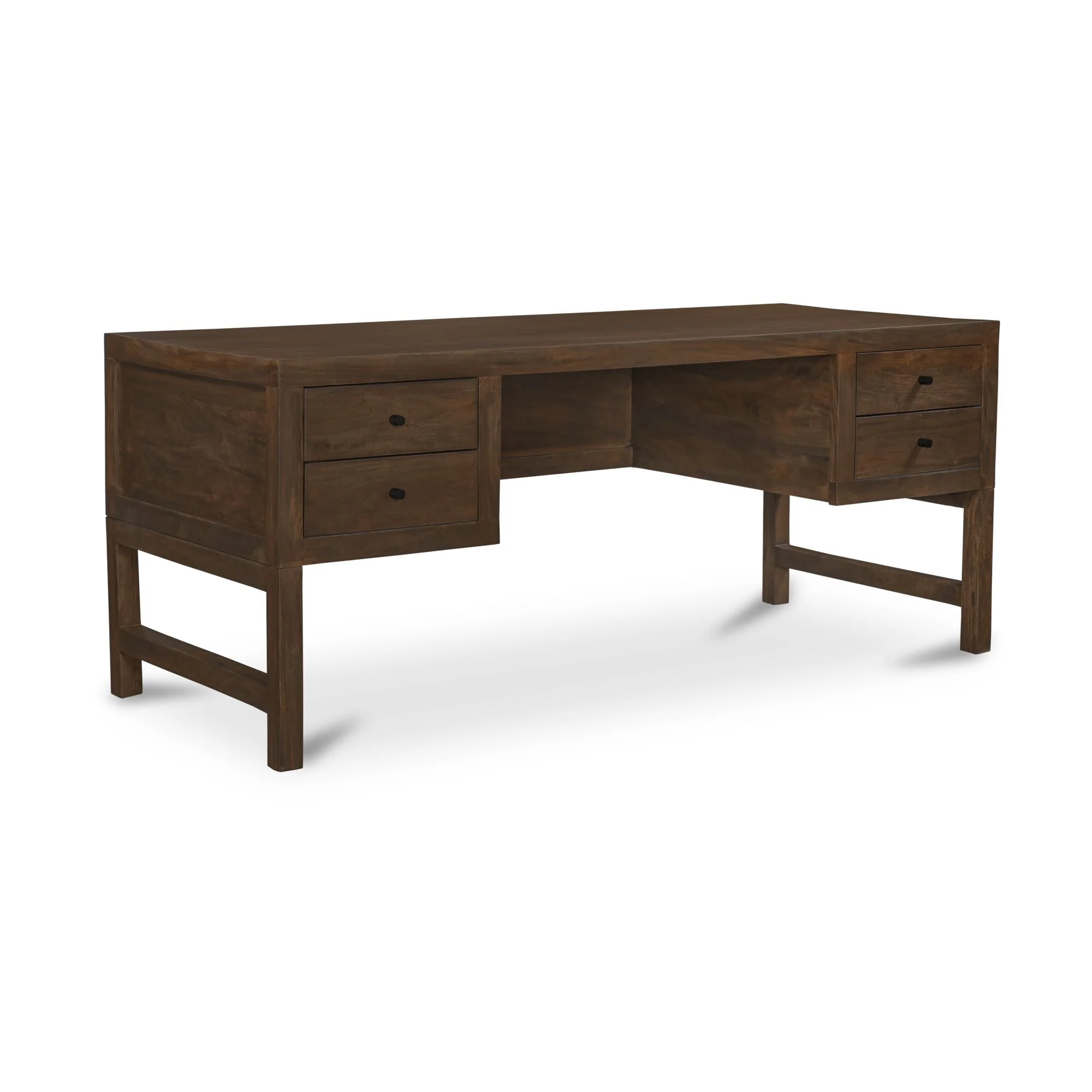 Windsor Desk Dark Brown - Image 2