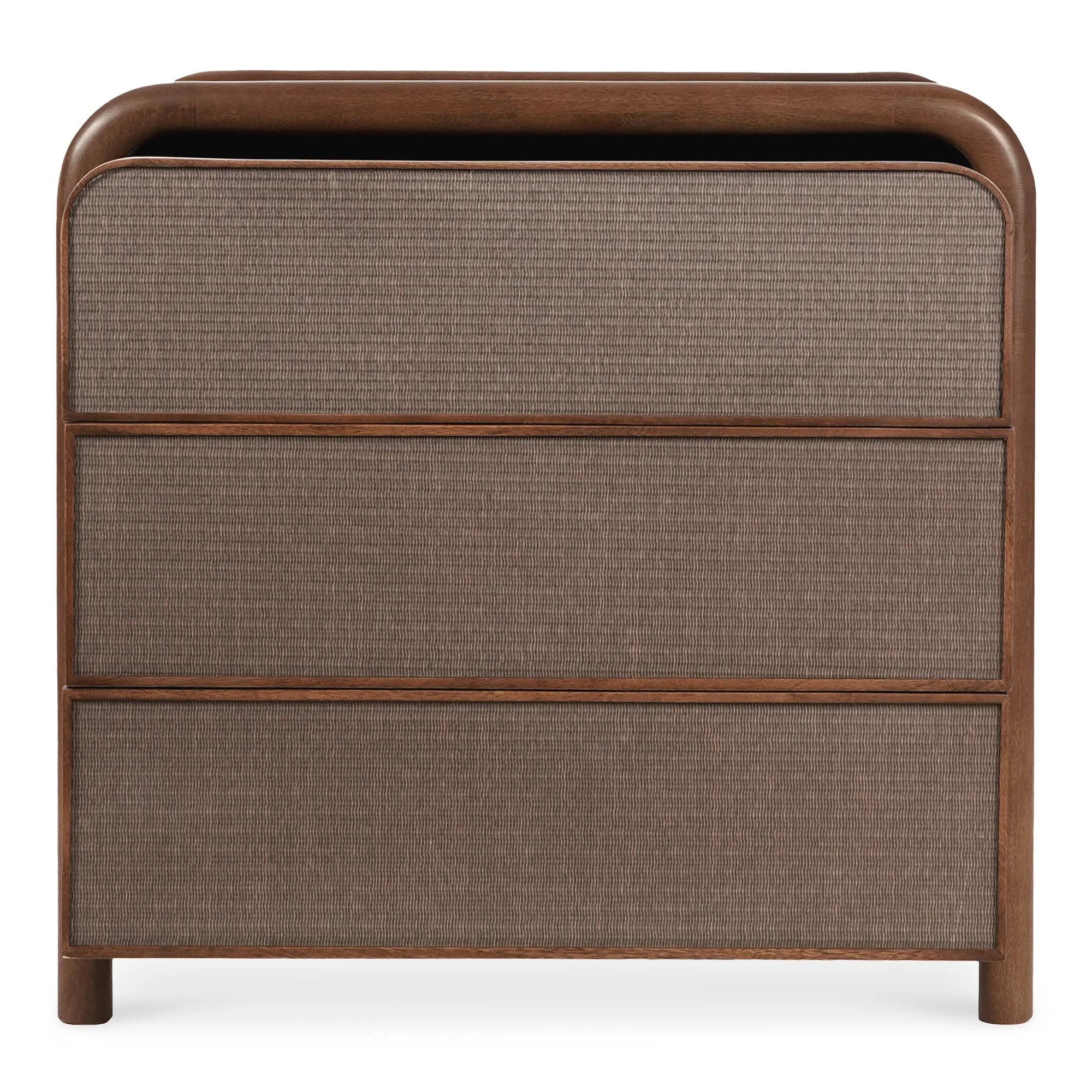 Rye 3 Drawer Nightstand Warm Brown - Image 2