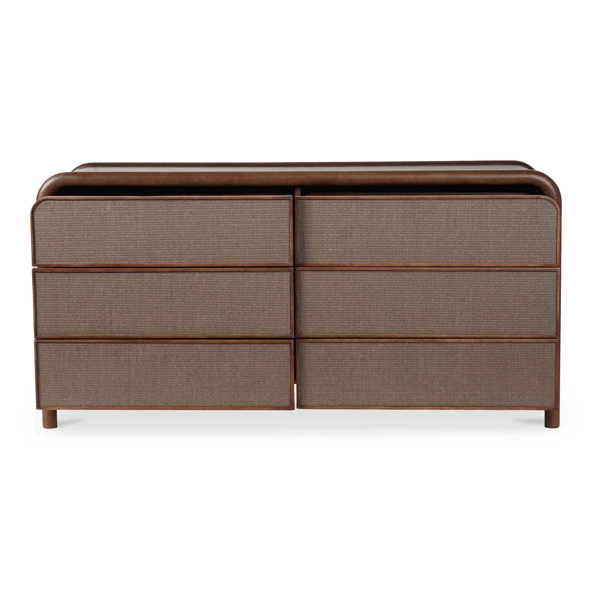 Rye 6 Drawer Dresser Warm Brown - Image 2