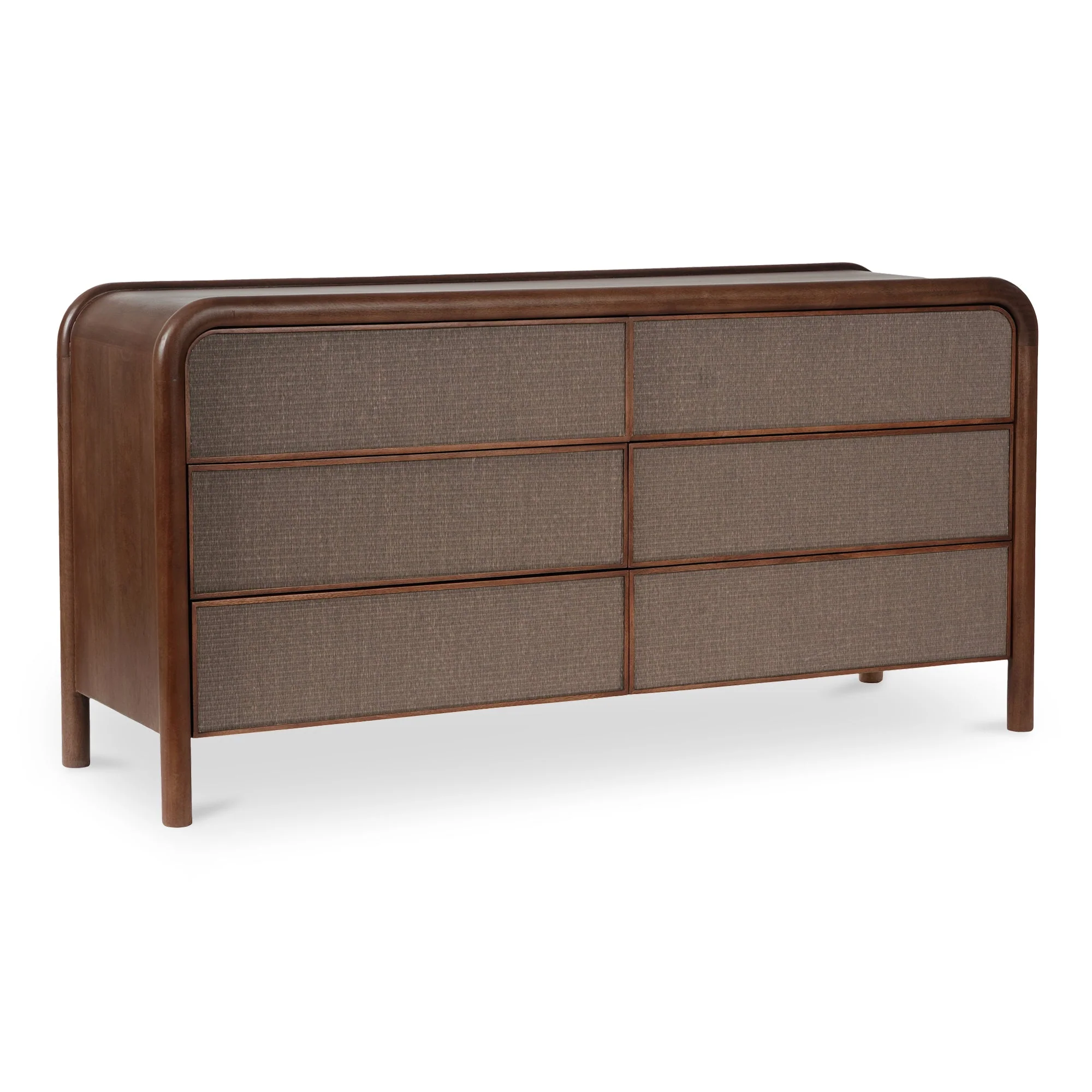 Rye 6 Drawer Dresser Warm Brown - Image 3