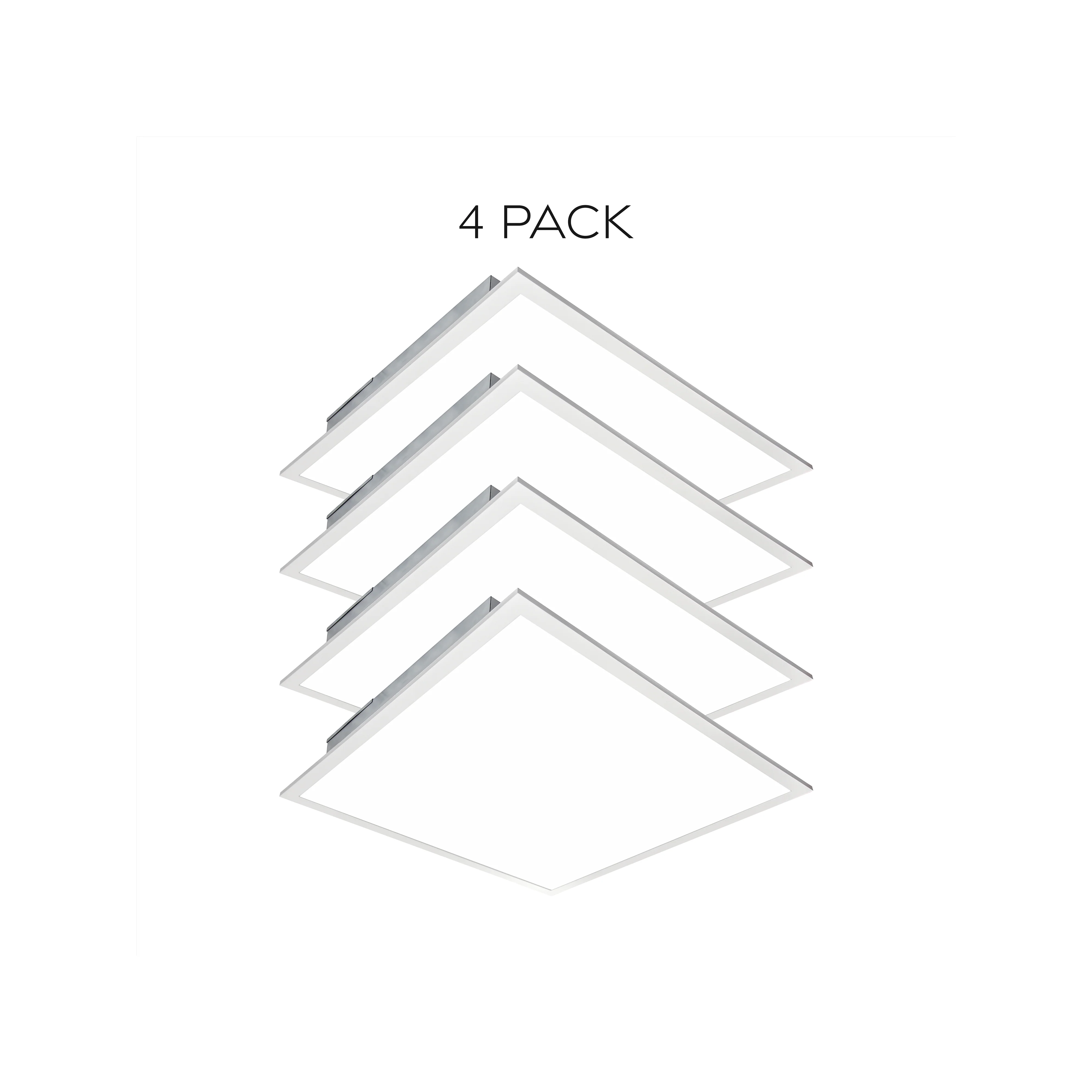 Backlit 2x2 - 40W - 5000 lumens - ETL Certified 4 Pack - Image 1