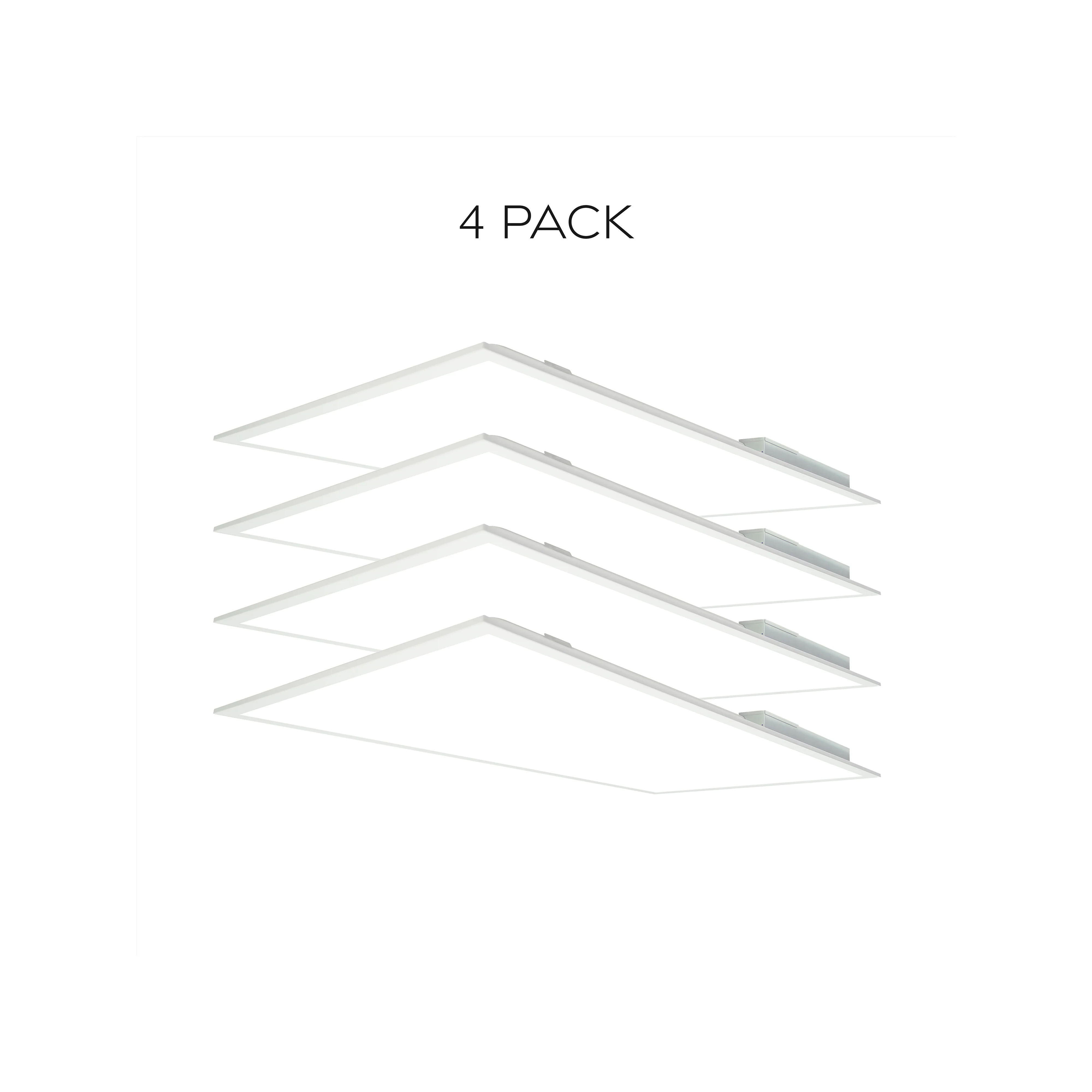 2x4 LED Backlit Panel Light - 50W - 3500K - 6250 lumens - ETL Certified 4 Pack - Image 1