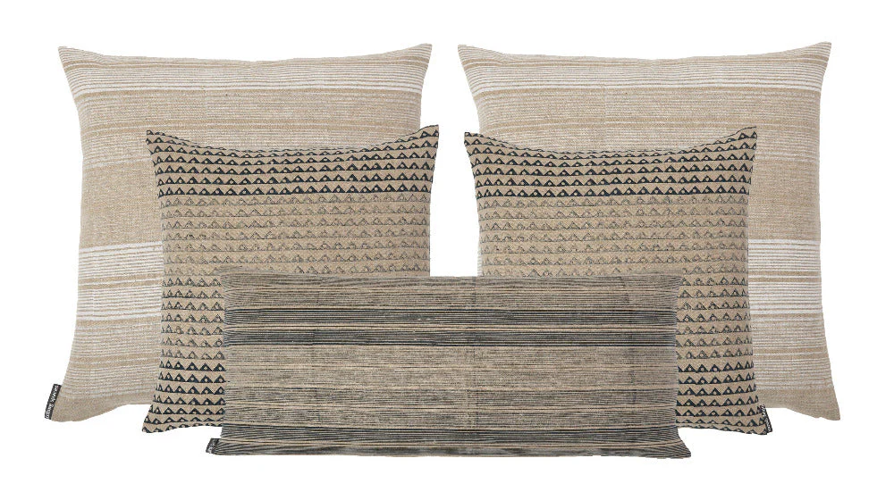 Stripes Shades of White Pillow - Image 3