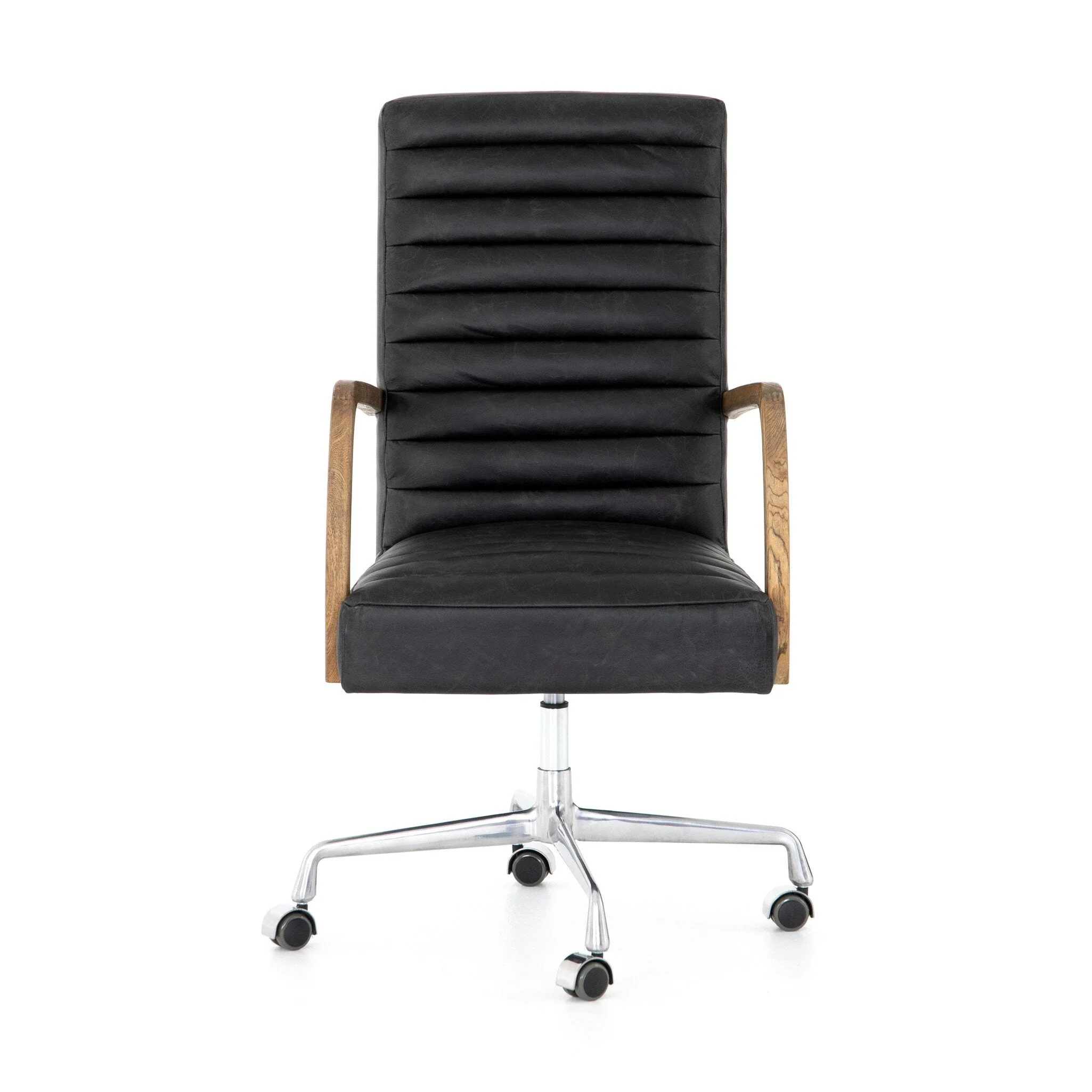 Bryson Channeled Desk Chair - Durango Smoke - Image 1