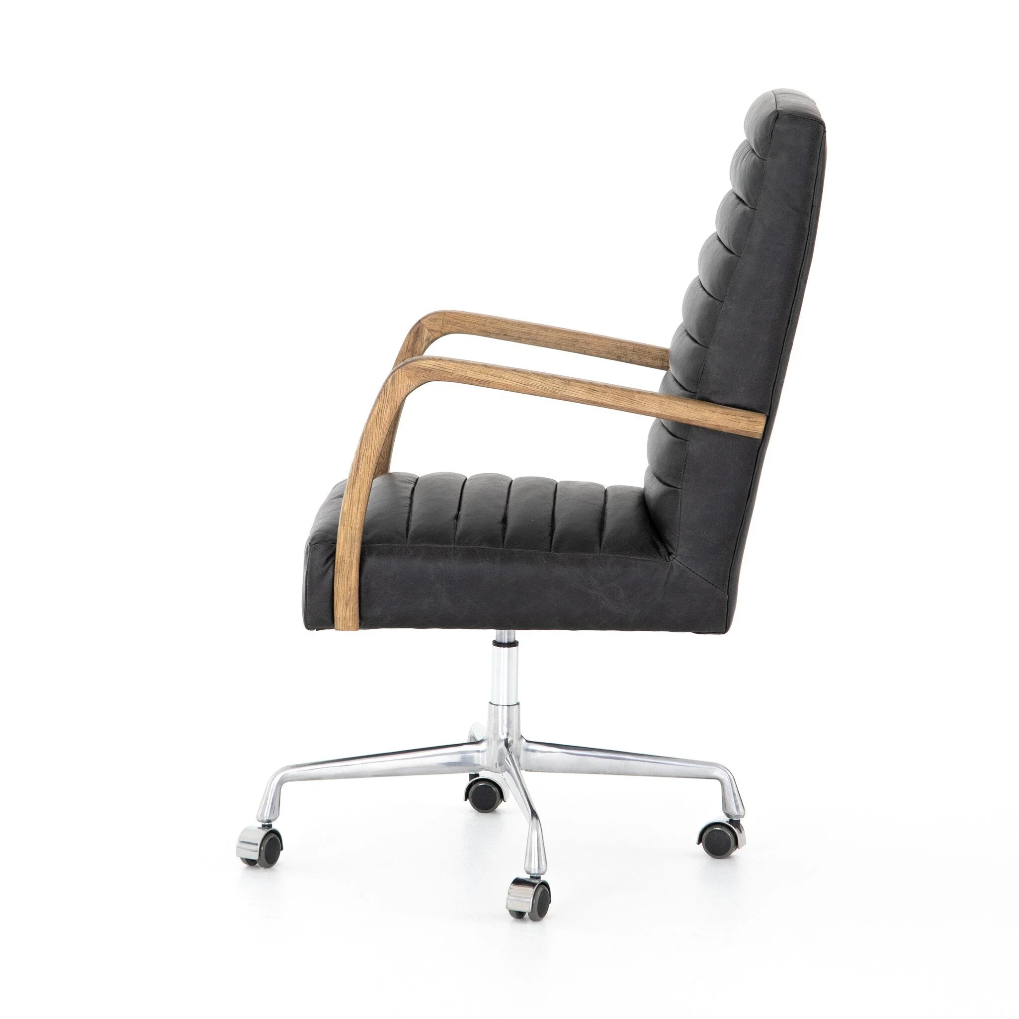 Bryson Channeled Desk Chair - Durango Smoke - Image 3