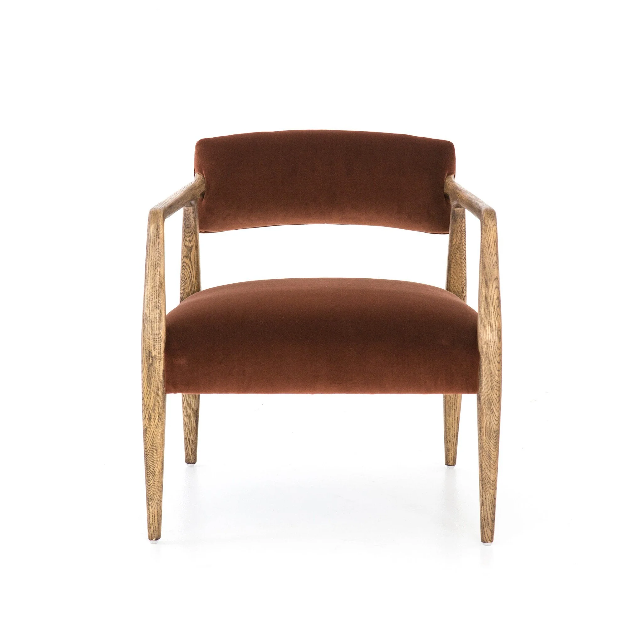Tyler Armchair - Surrey Auburn - Image 1