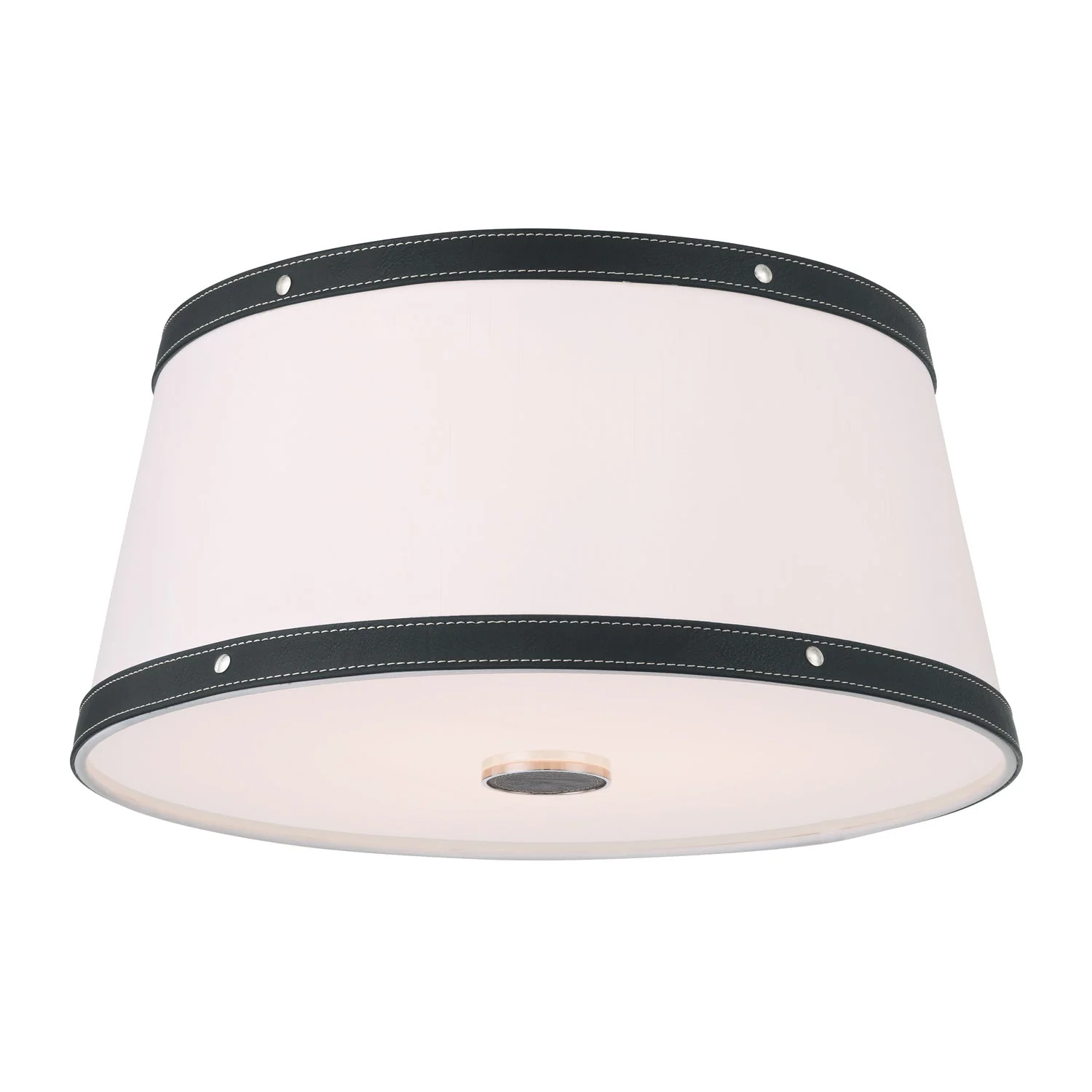 Libby Langdon Callahan 17” Polished Nickel Flush Mount