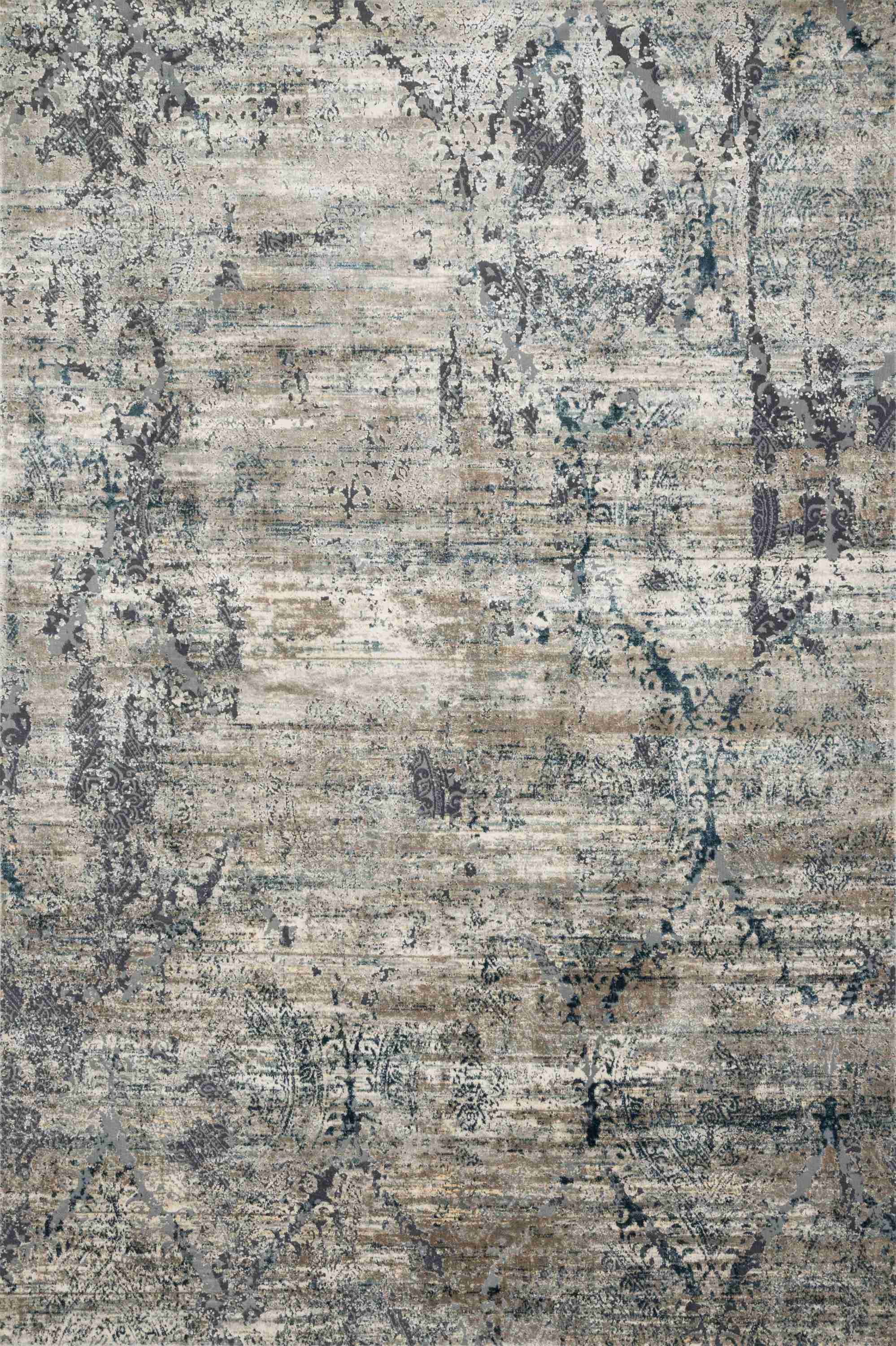Loloi | Cascade Collection | Taupe / Blue | CAS-01 - Image 1