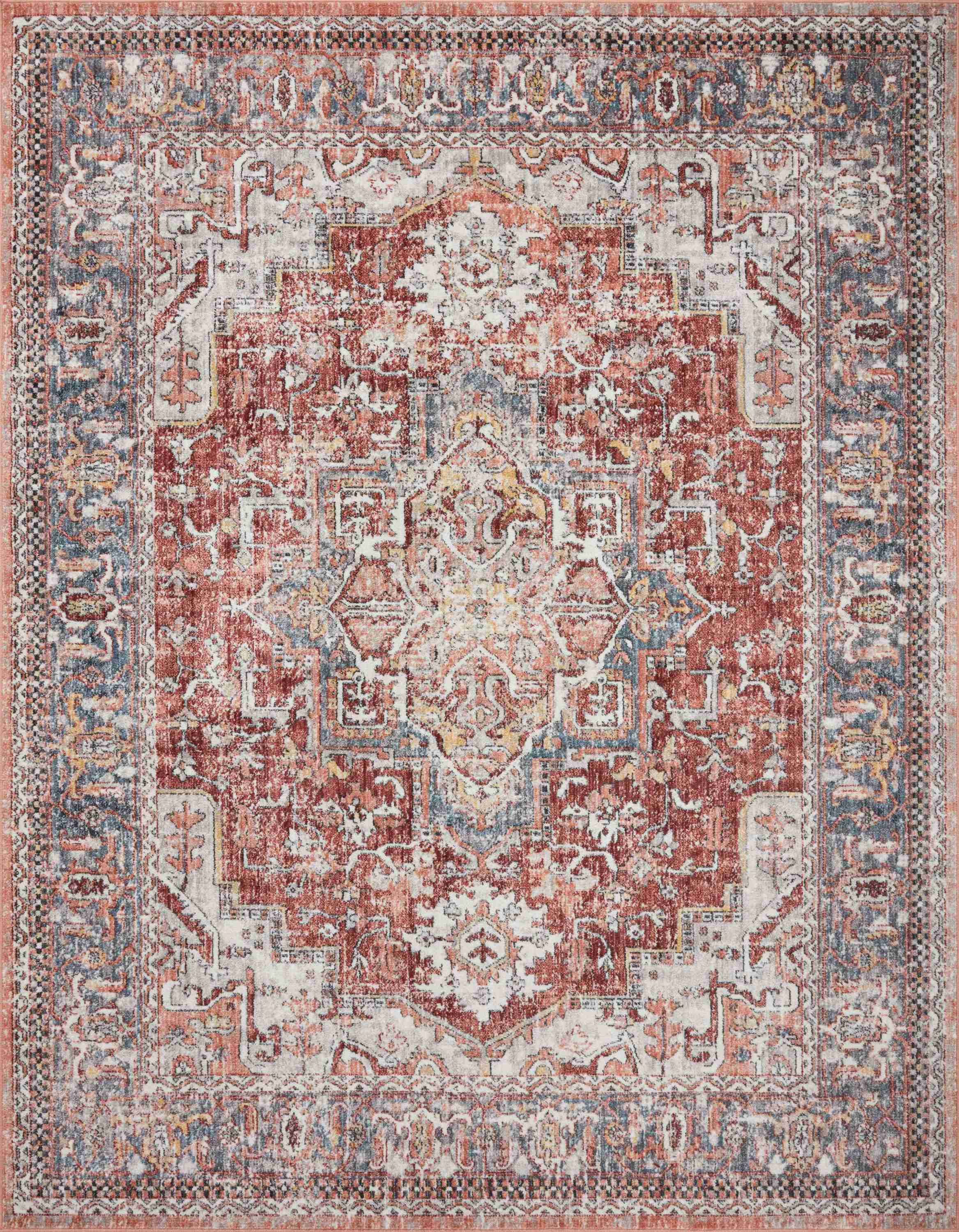 Loloi II | Cassandra Collection | Rust / Multi | CSN-01 - Image 1