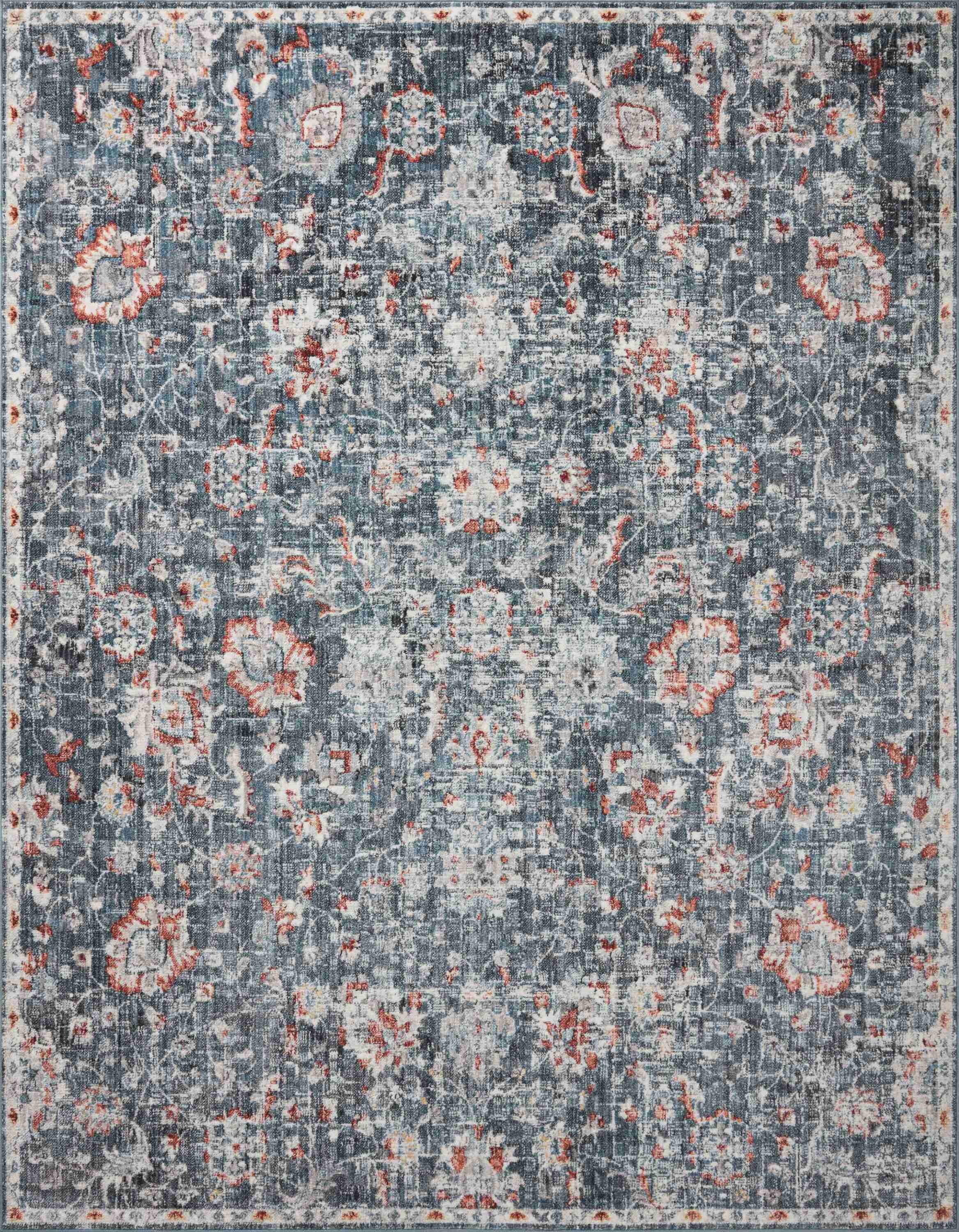 Loloi II | Cassandra Collection | Blue / Rust | CSN-04 - Image 1