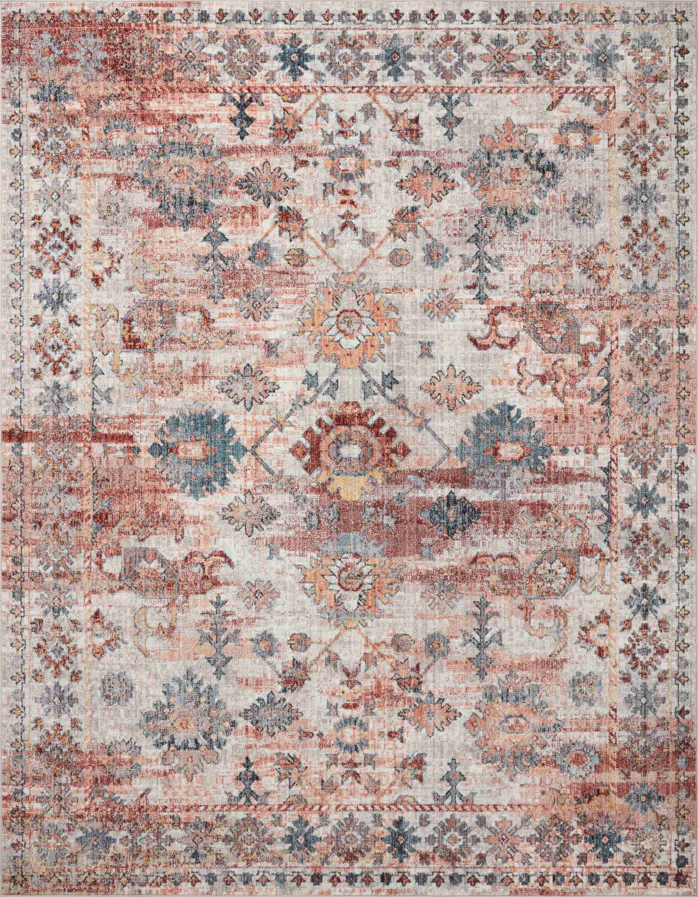 Loloi II | Cassandra Collection | Rust / Multi | CSN-06 - Image 1