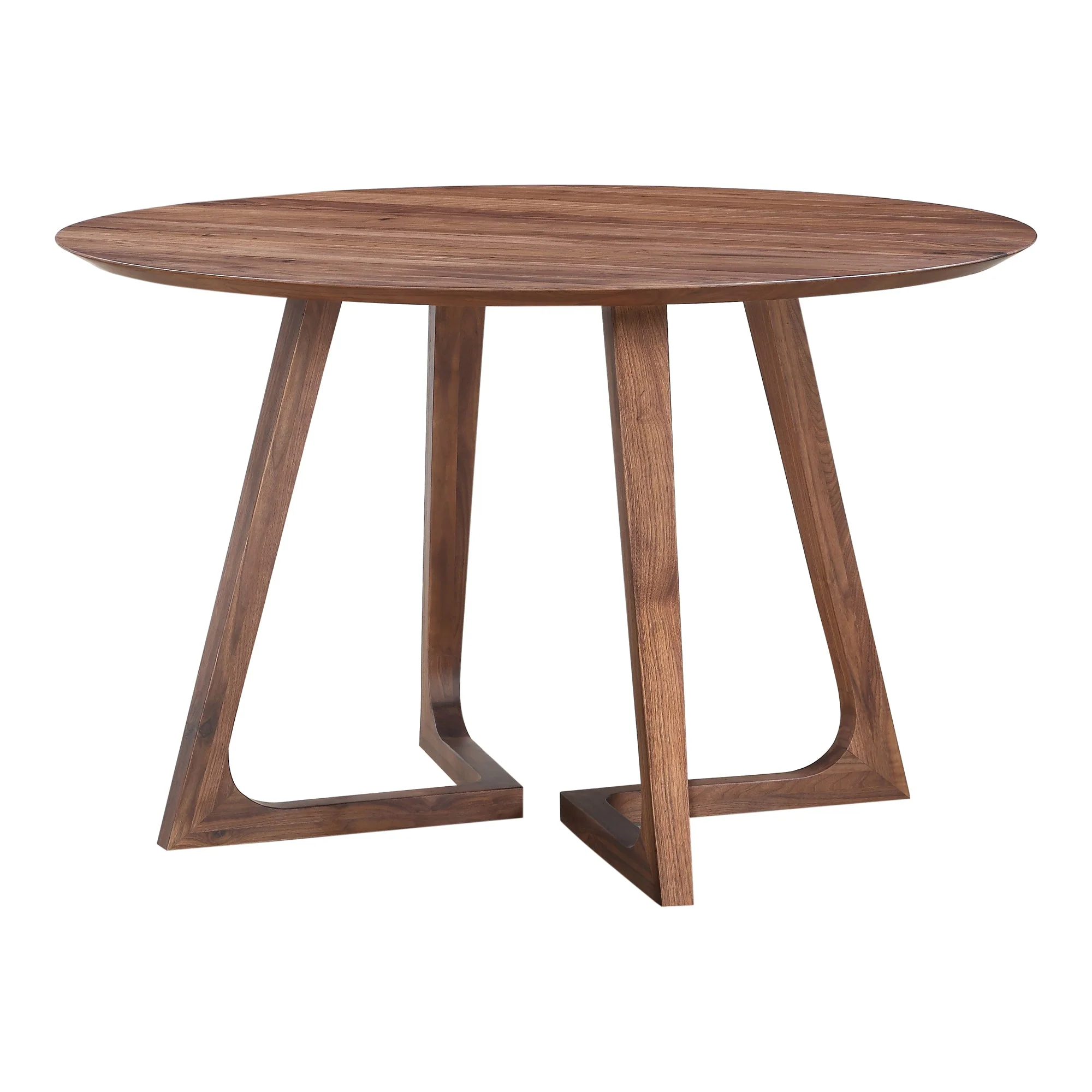 Godenza Round Dining Table Walnut - Image 2