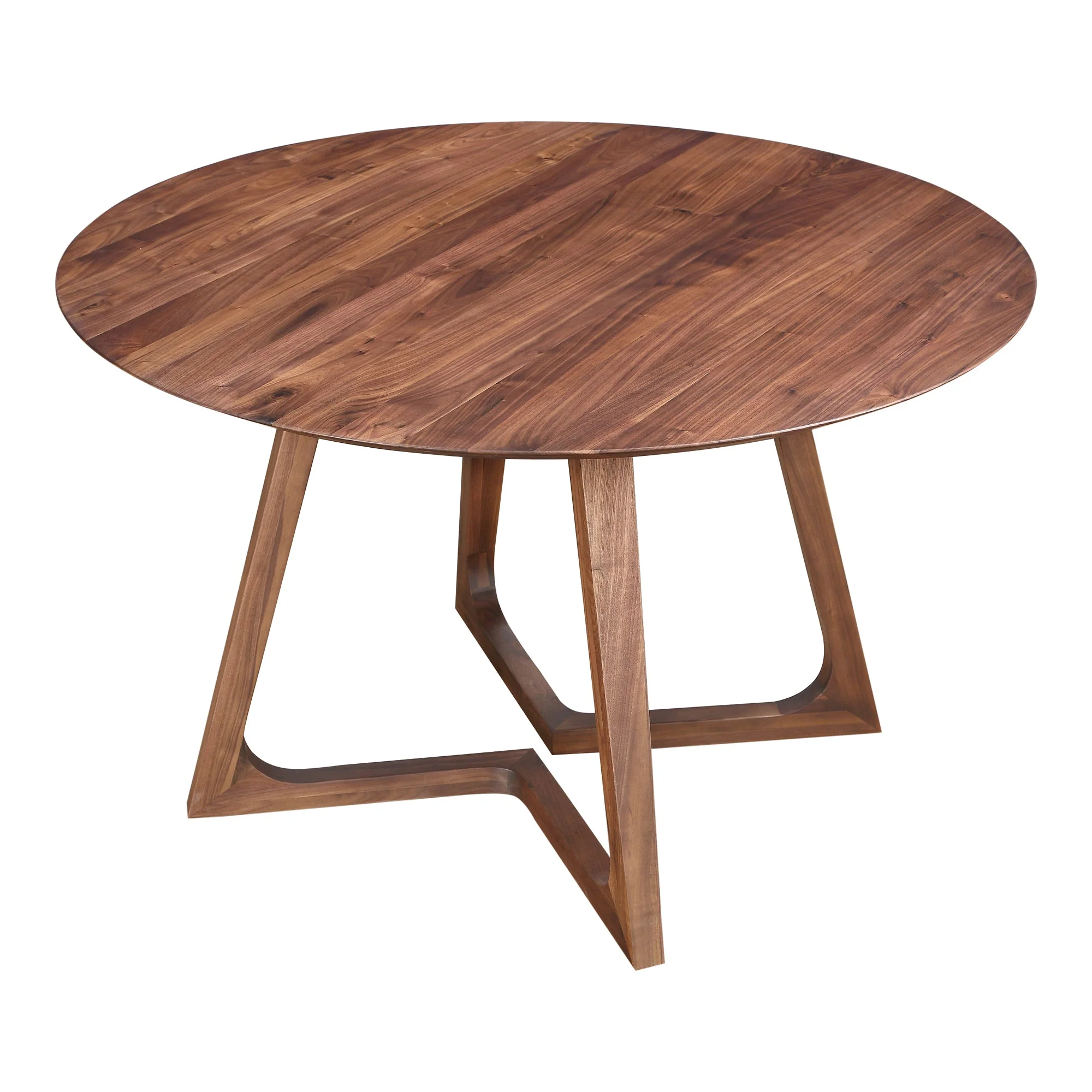 Godenza Round Dining Table Walnut - Image 3