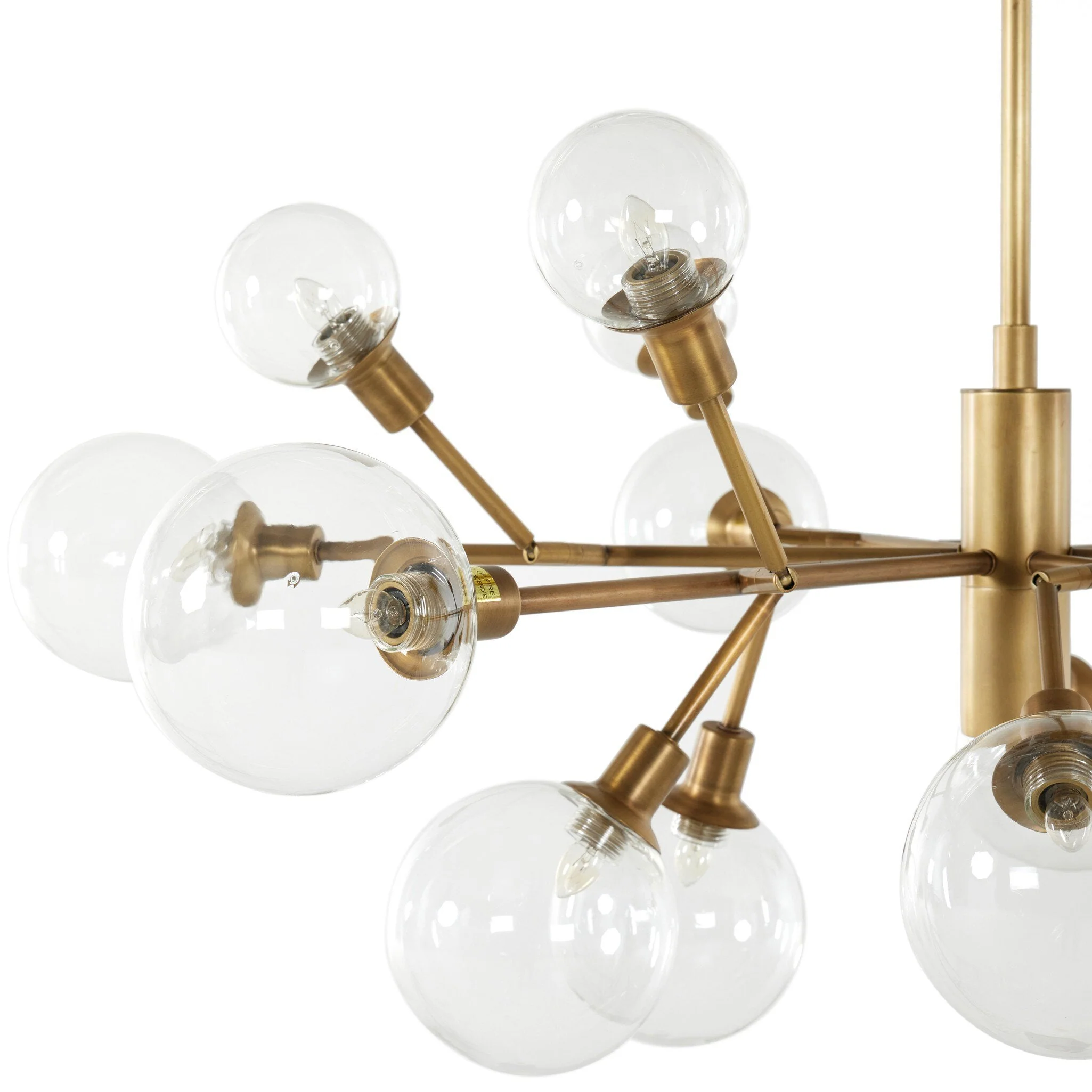 Pellman Chandelier - Matte Brass - Image 3