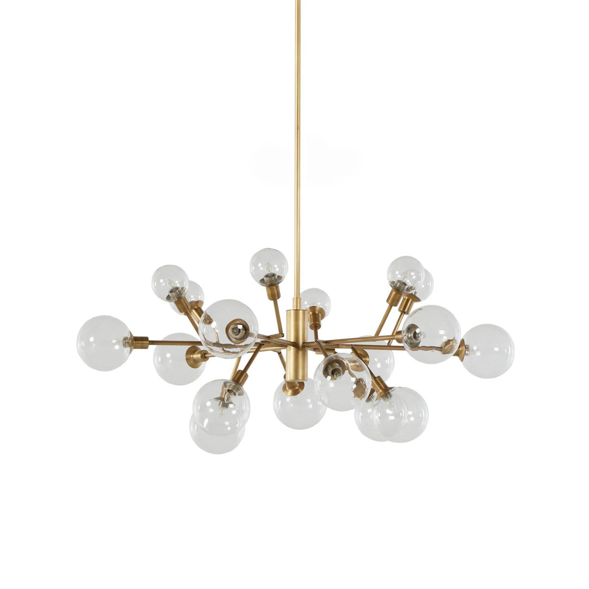 Pellman Chandelier - Matte Brass - Image 2