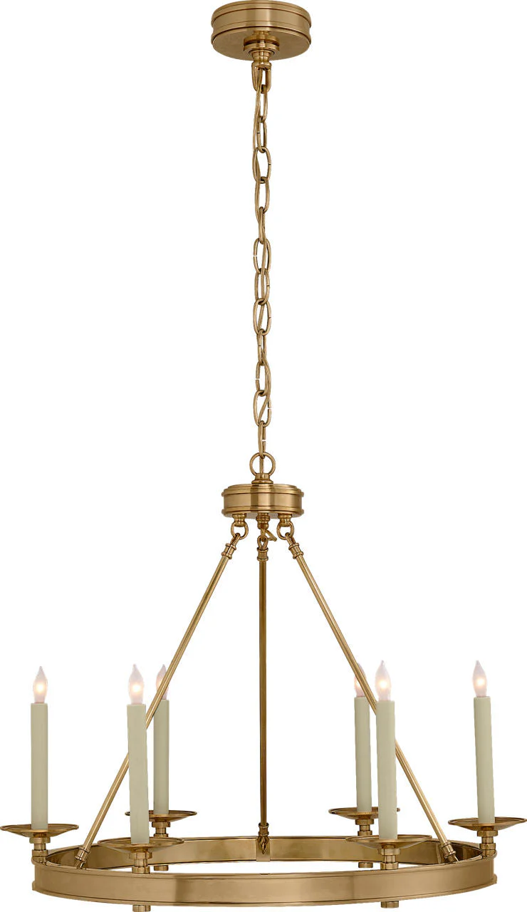 Launceton Small Ring Chandelier | Antique- Burnished Brass - Image 1