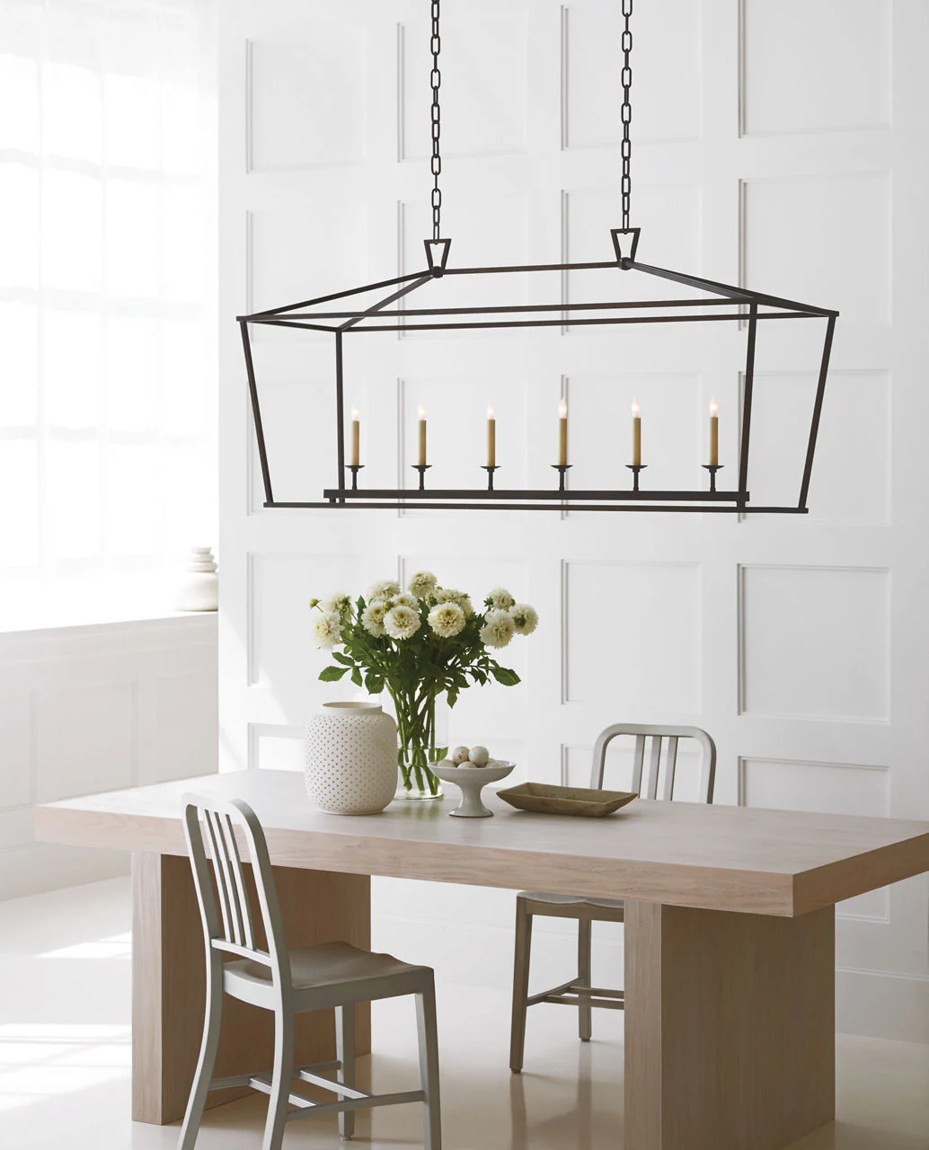 Darlana Large Linear Lantern | Aged Iron - Image 2