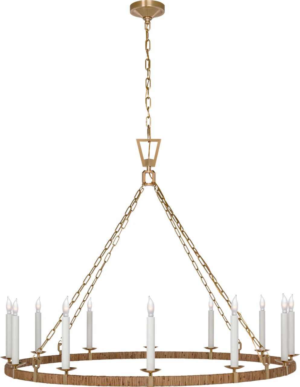 Darlana XL Wrapped Ring Chandelier