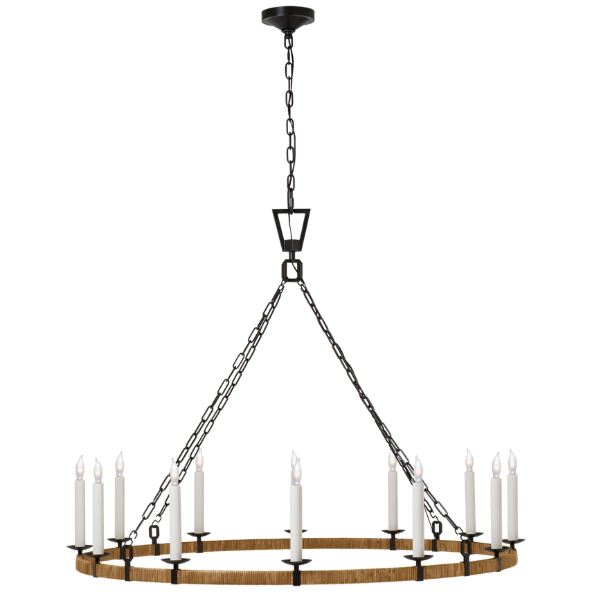 Darlana XL Wrapped Ring Chandelier - Image 3