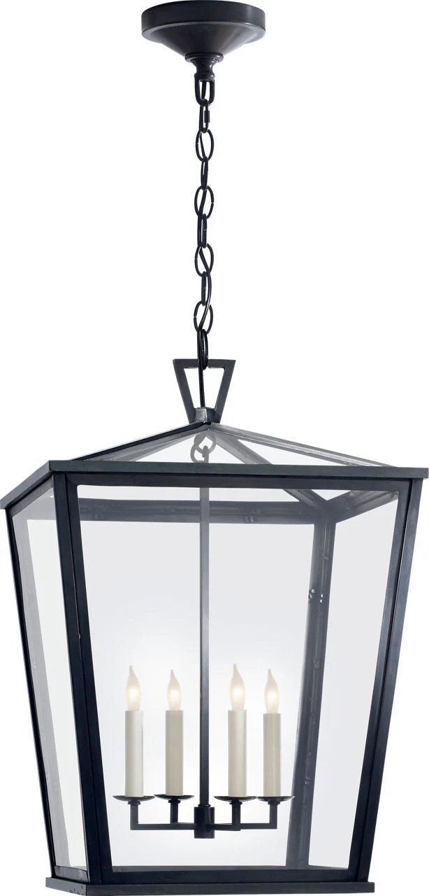 Darlana Medium Hanging Lantern | Bronze - Image 1