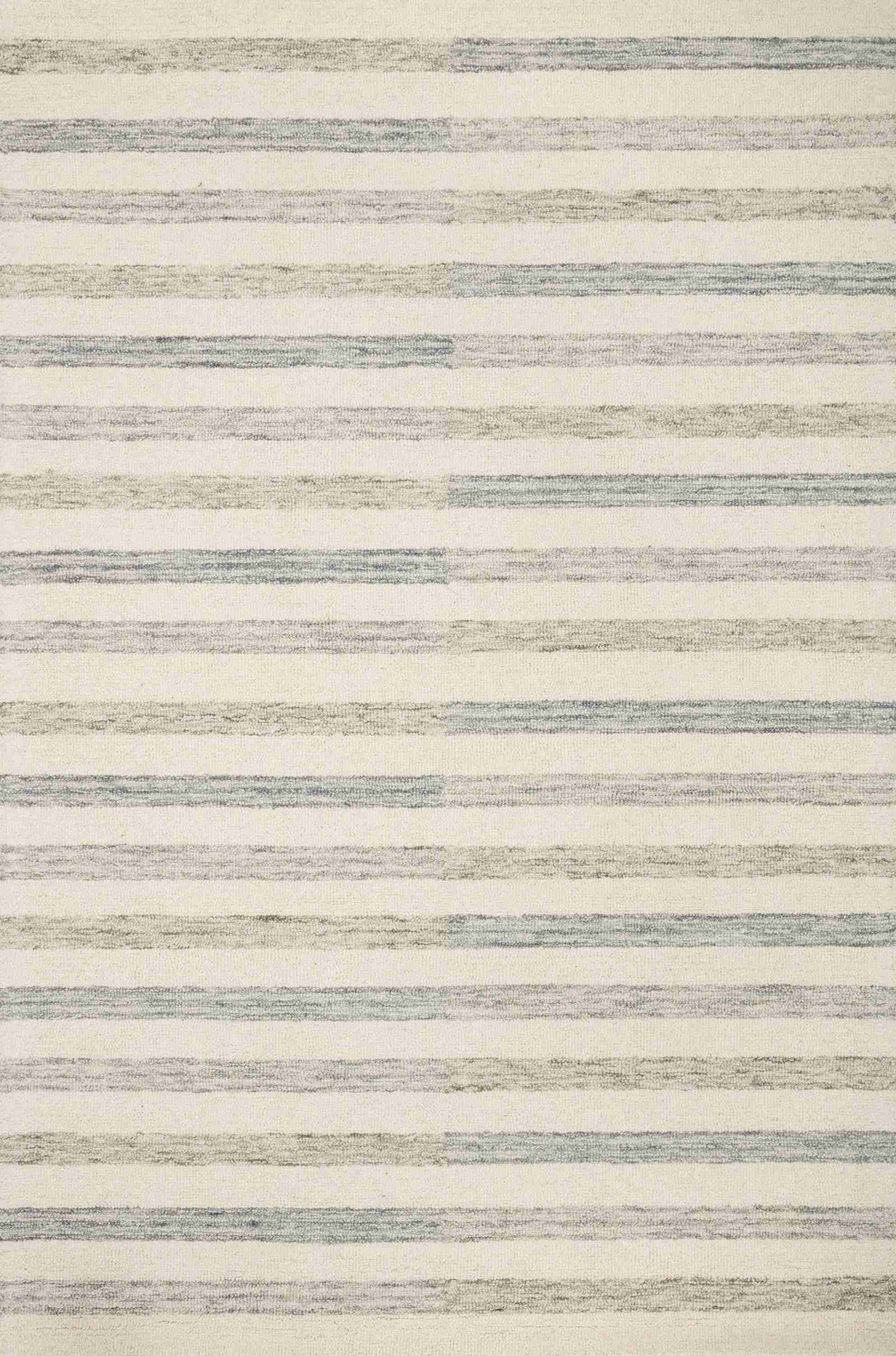 Chris Loves Julia x Loloi | Chris Collection | Ivory / Slate | CHR-05 - Image 1