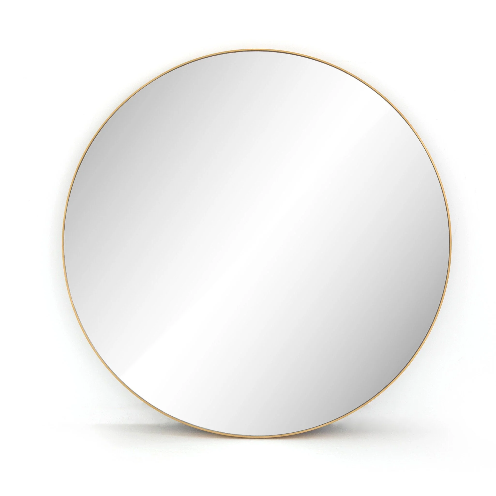 Bellvue Round Mirror - Polished Brass - Image 1
