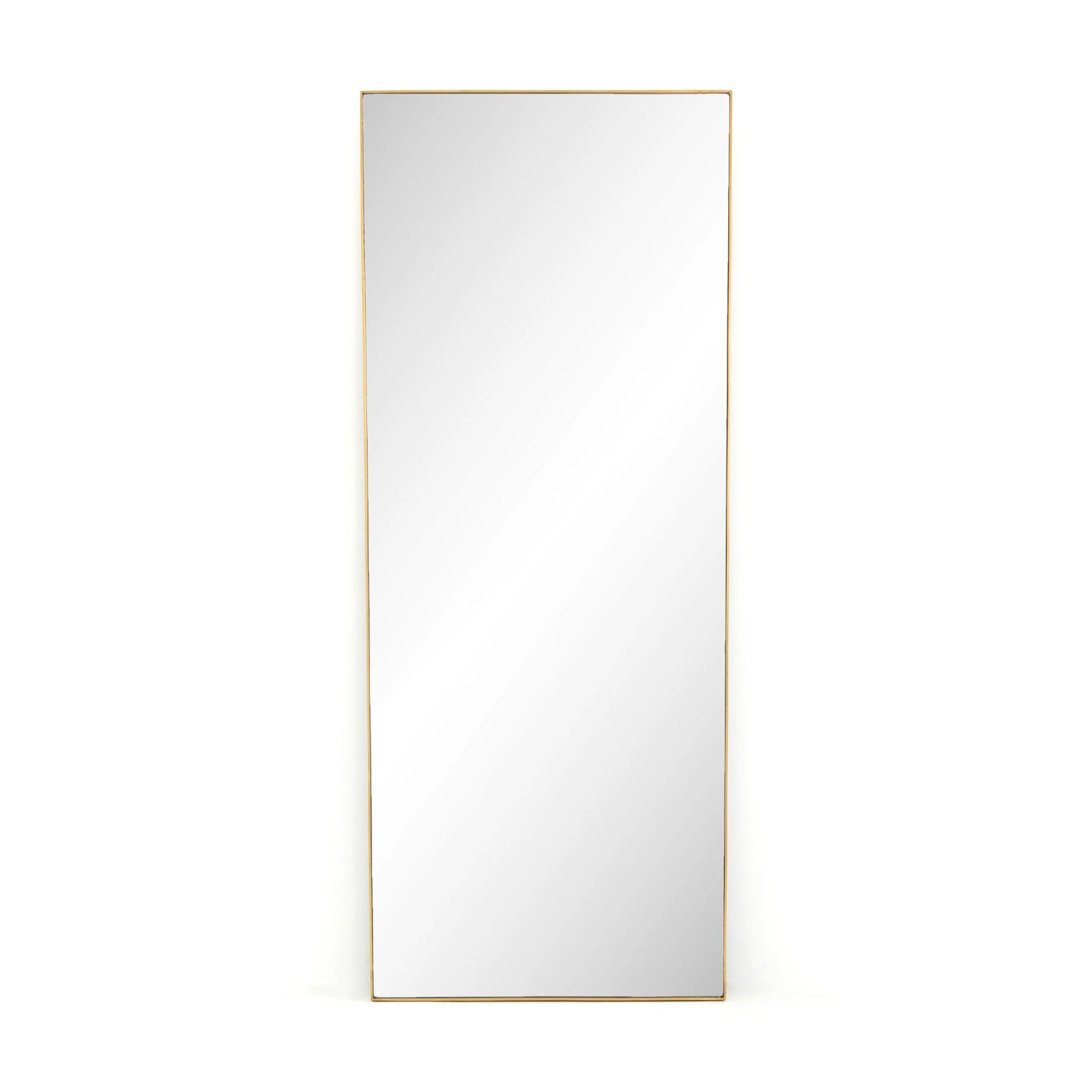 Bellvue Floor Mirror - Polished Brass - Image 1