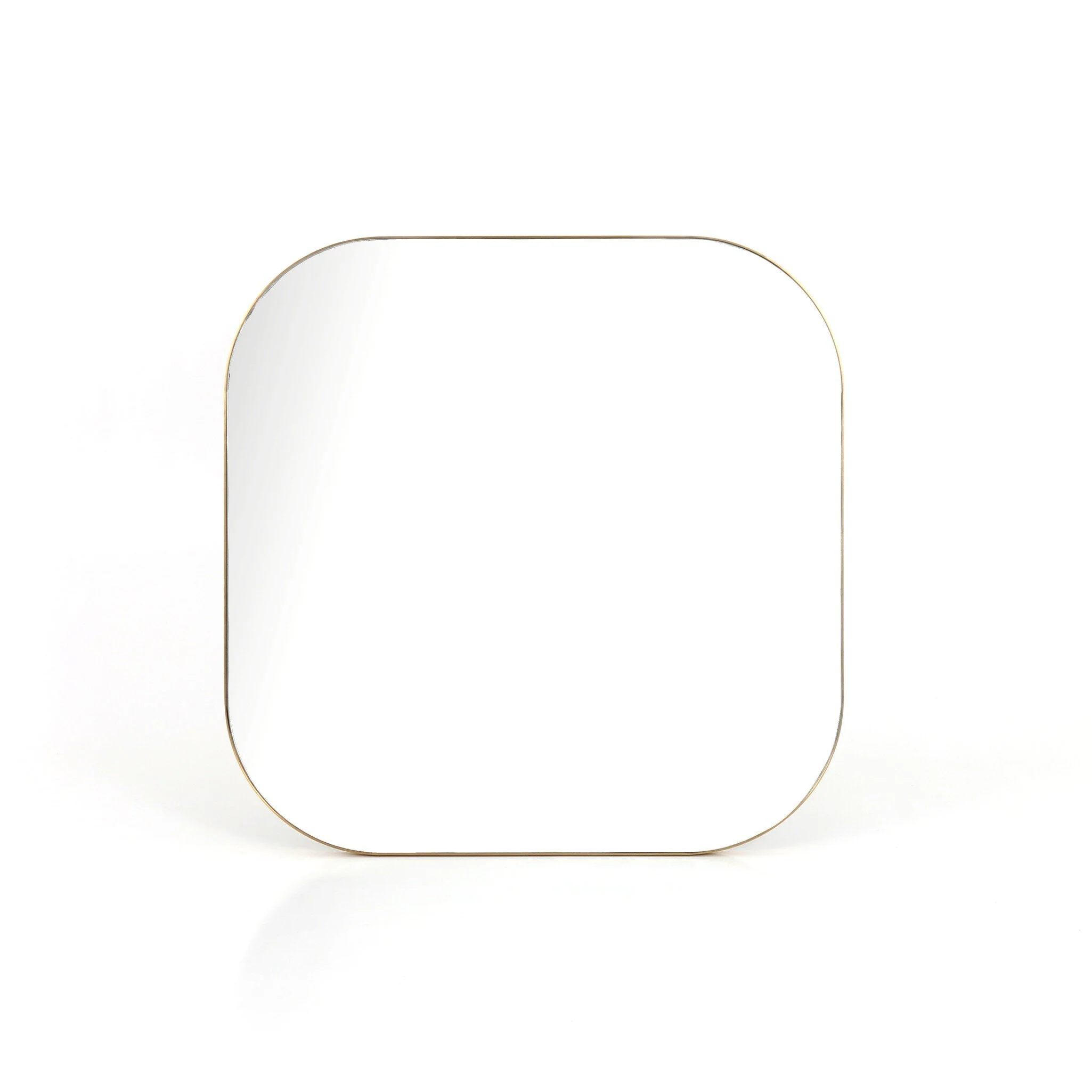 Bellvue Square Mirror - Polished Brass - Image 1