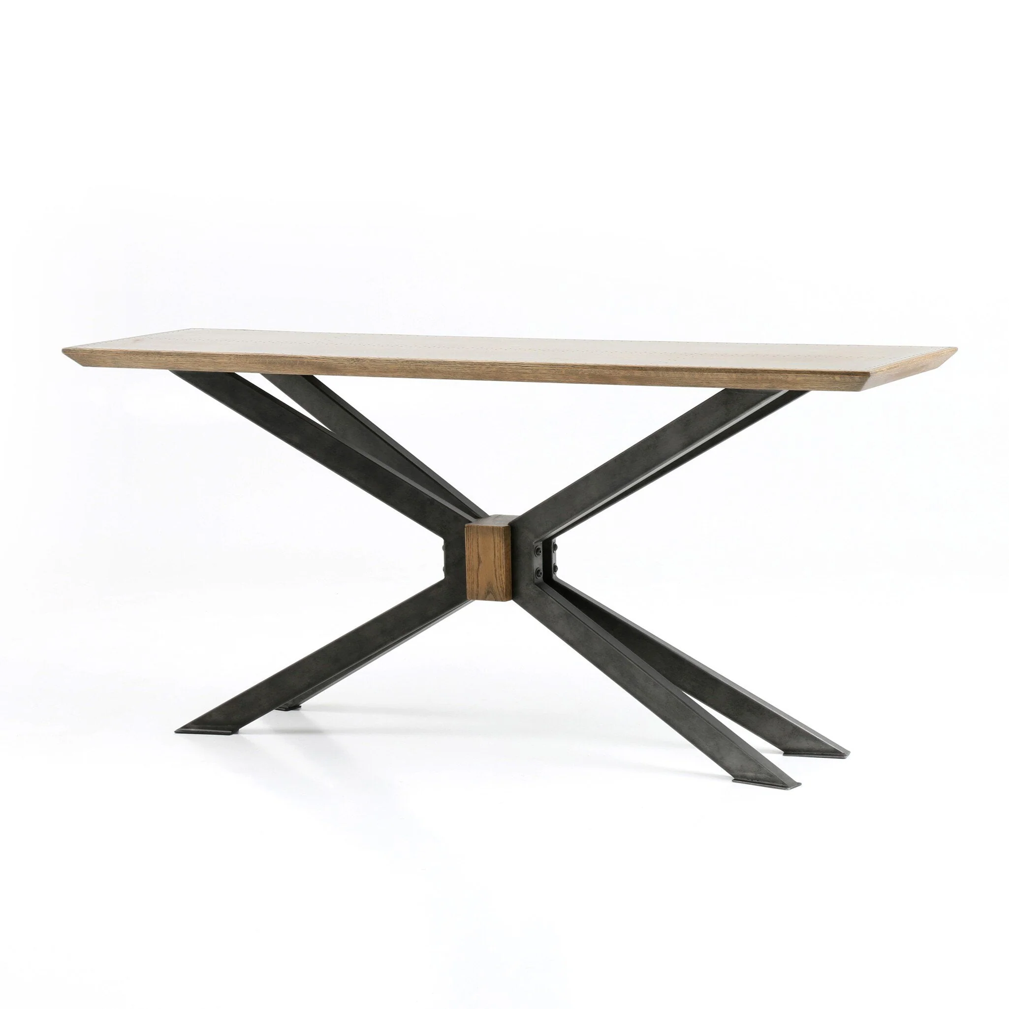 Spider Console Table - Bright Brass Clad - Image 2