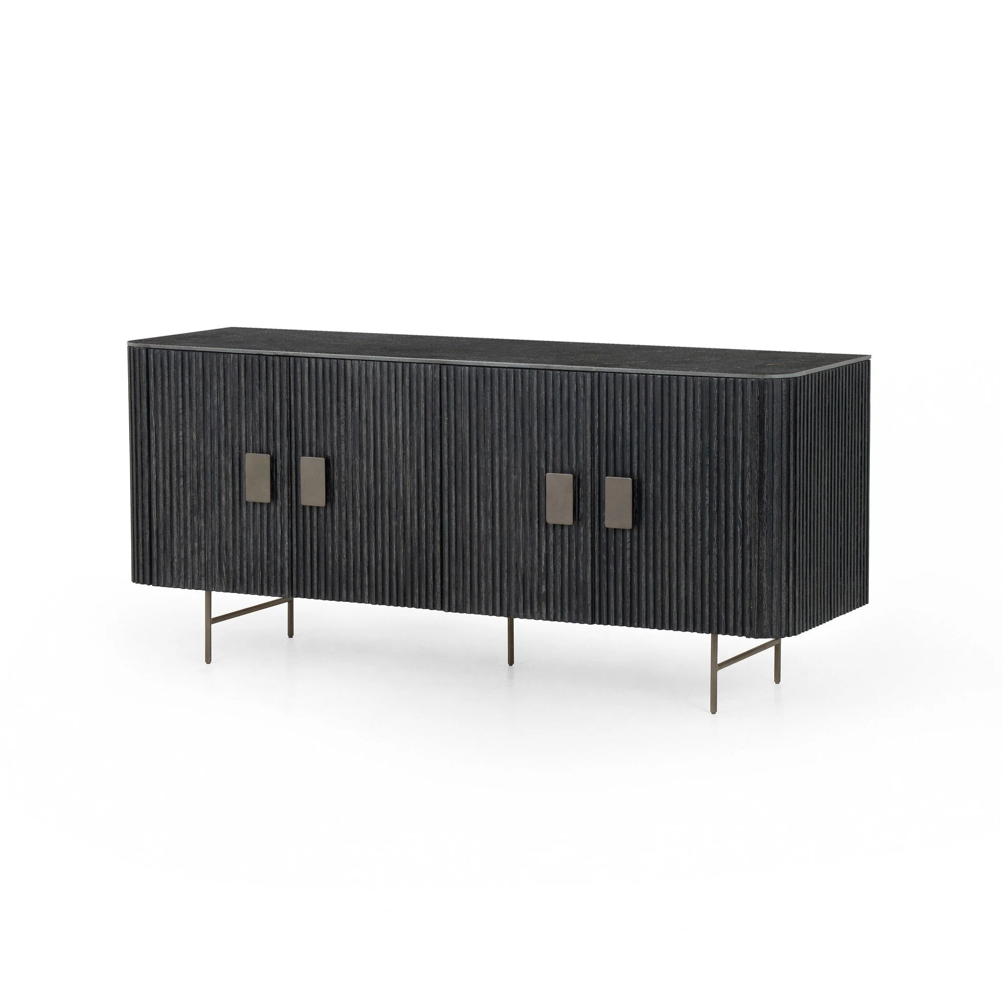 Laverne Sideboard - Washed Black - Image 2