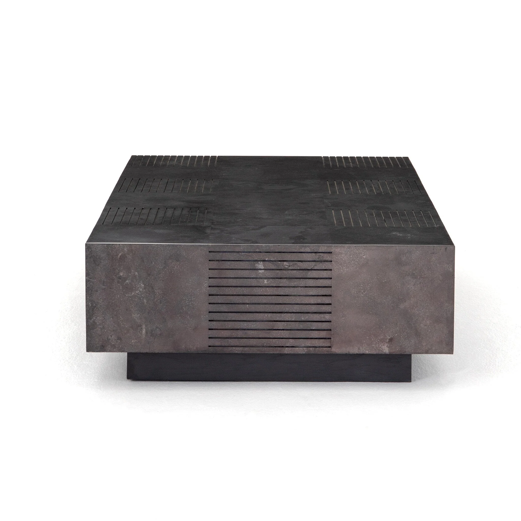 Masera Rectangular Coffee Table - Bluestone - Image 3