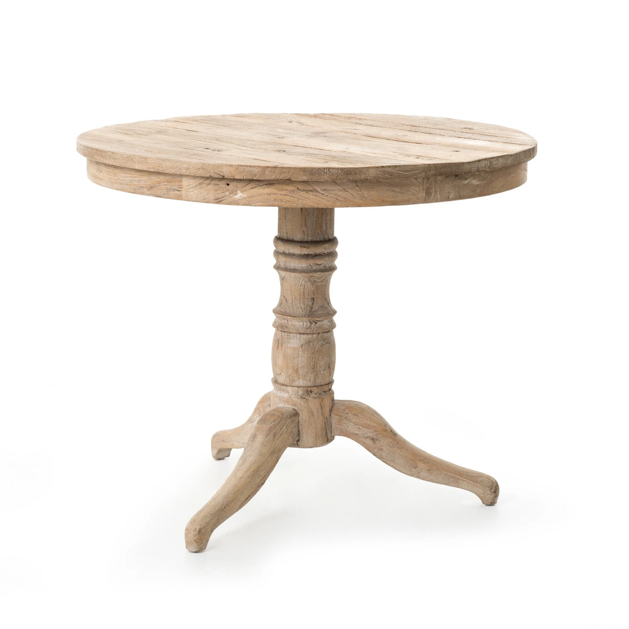 Round Occasional Table - Whitewash - Image 1
