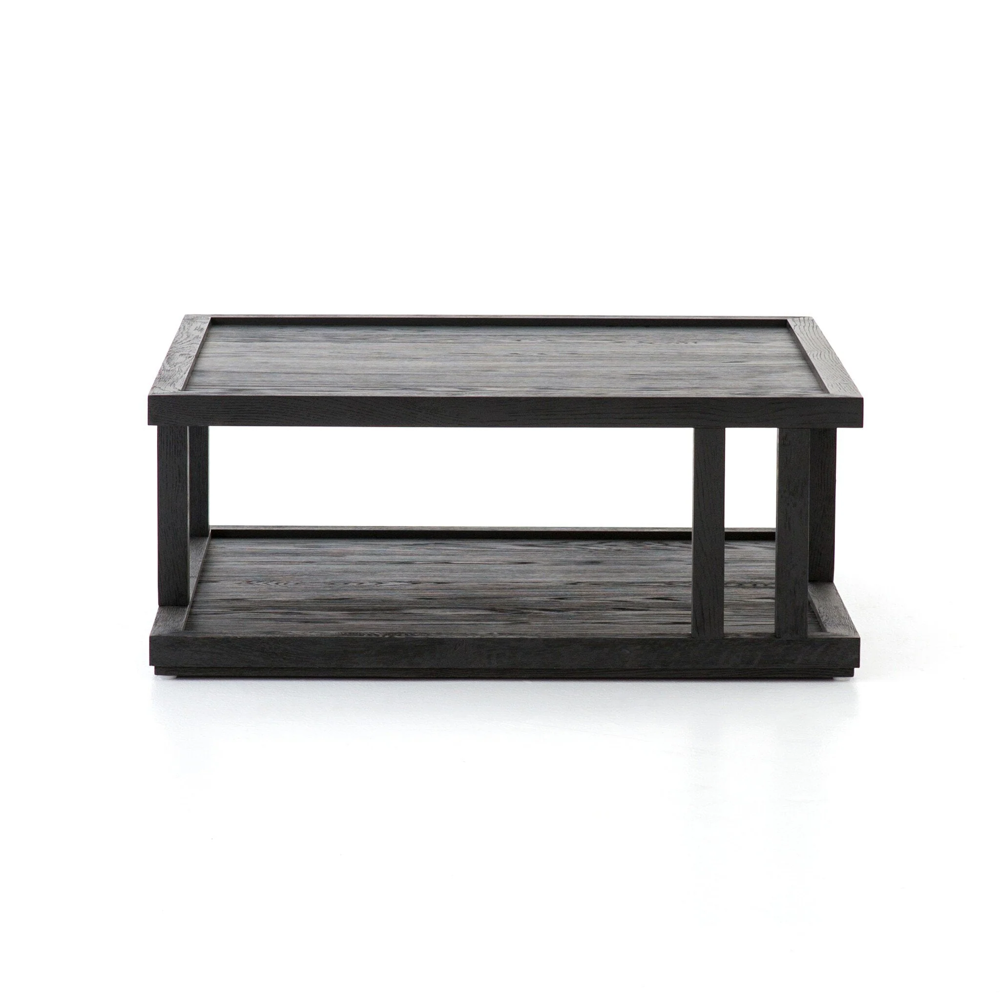 Charley Coffee Table - Drifted Matte Black Veneer - Image 1