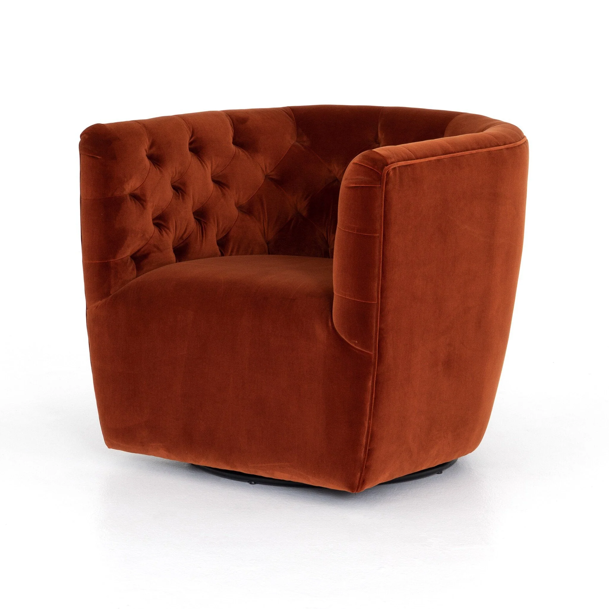 Hanover Swivel Chair - Sapphire Rust - Image 2