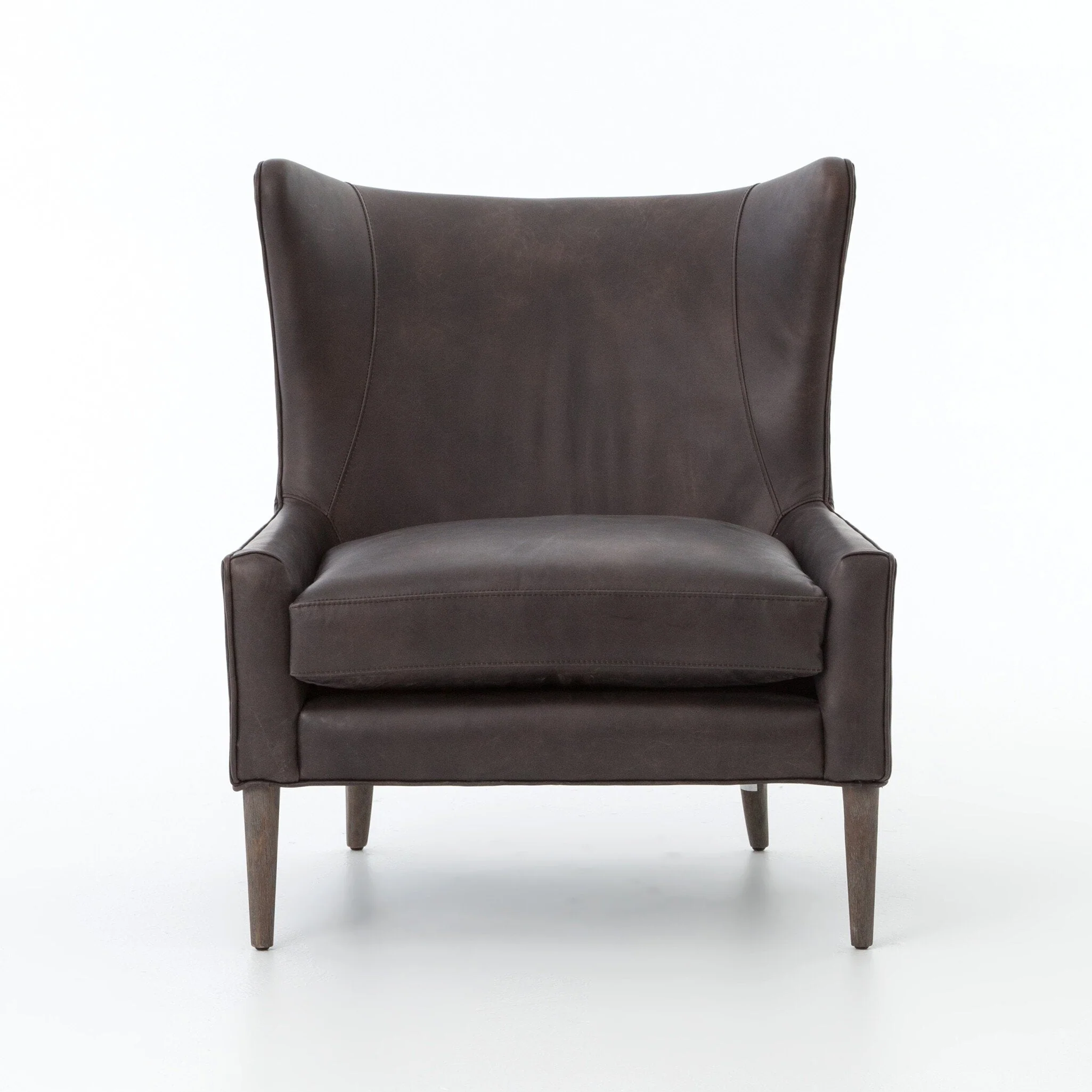 Marlow Wing Chair - Vintage Black - Image 1