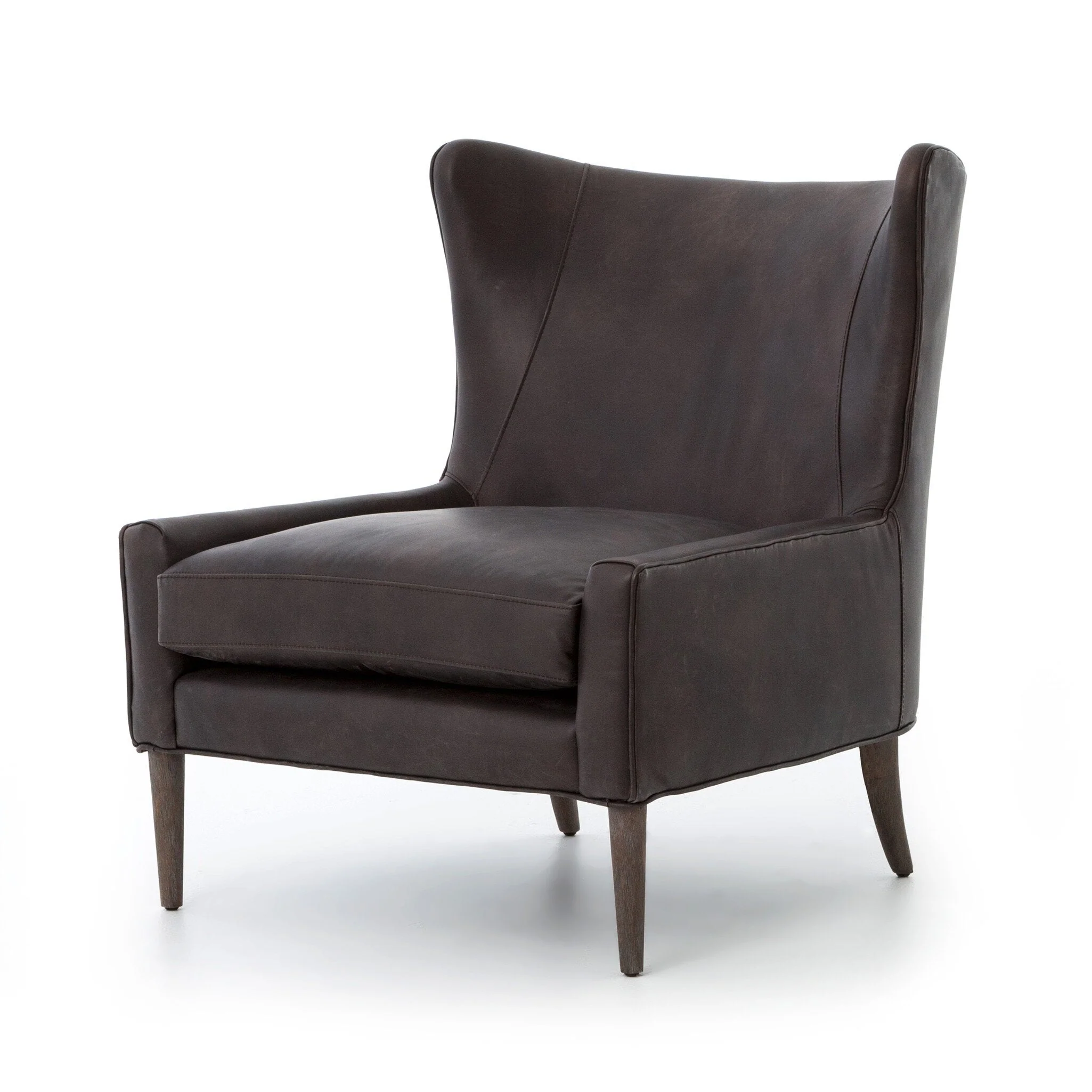 Marlow Wing Chair - Vintage Black - Image 2