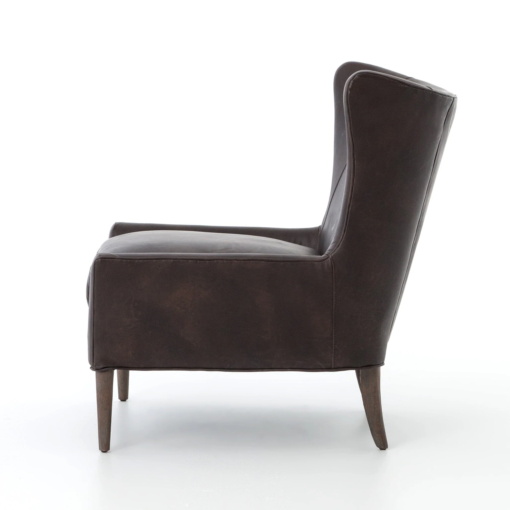 Marlow Wing Chair - Vintage Black - Image 3