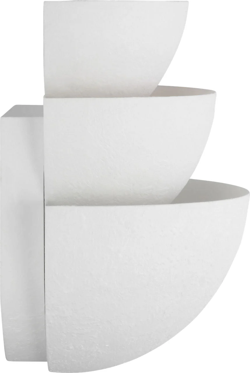 Beaunay Tiered Sconce Cast Plaster - Image 3