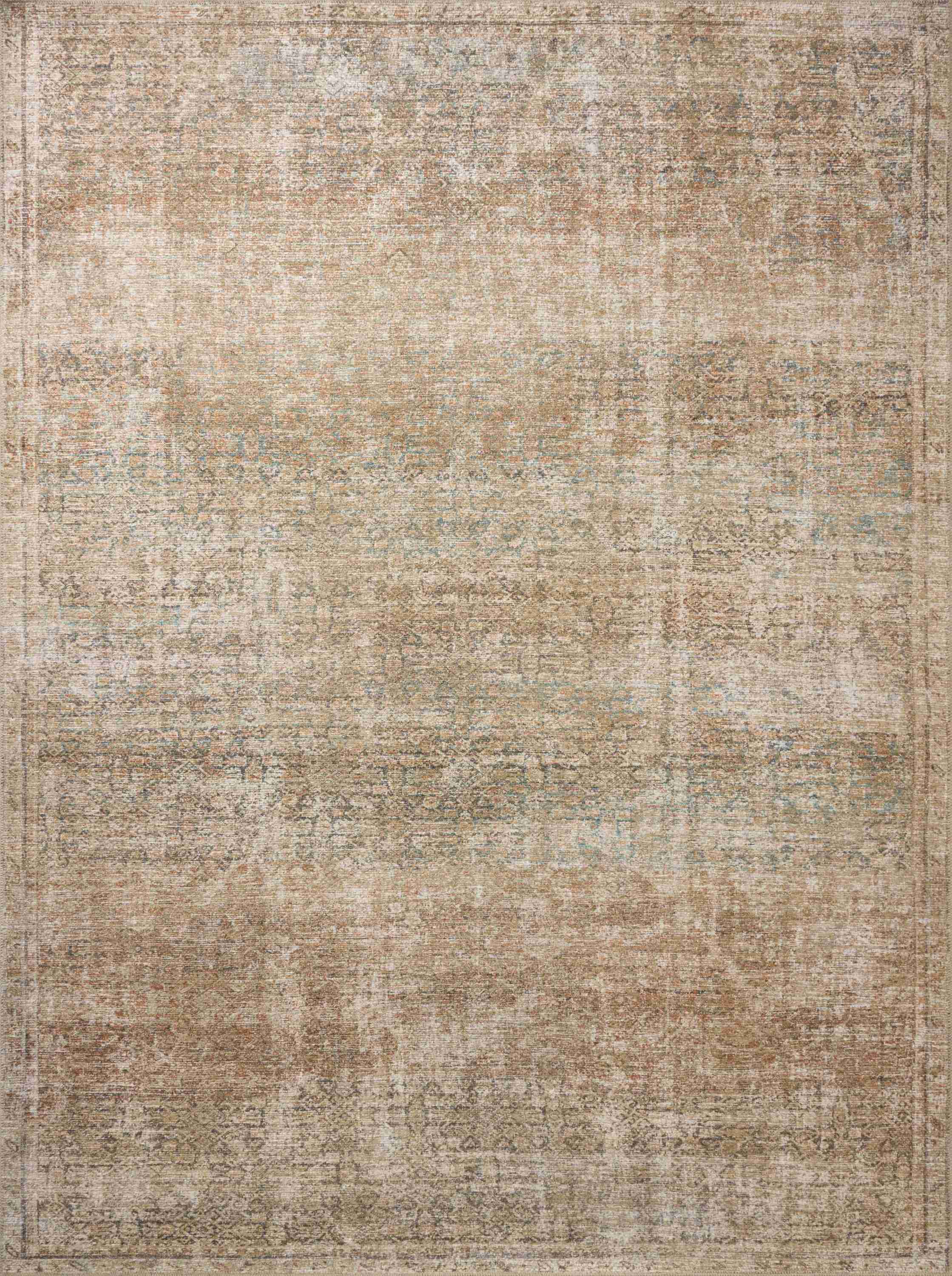Amber Lewis x Loloi | Cambria Collection | Ocean / Brick | CBR-08 - Image 1